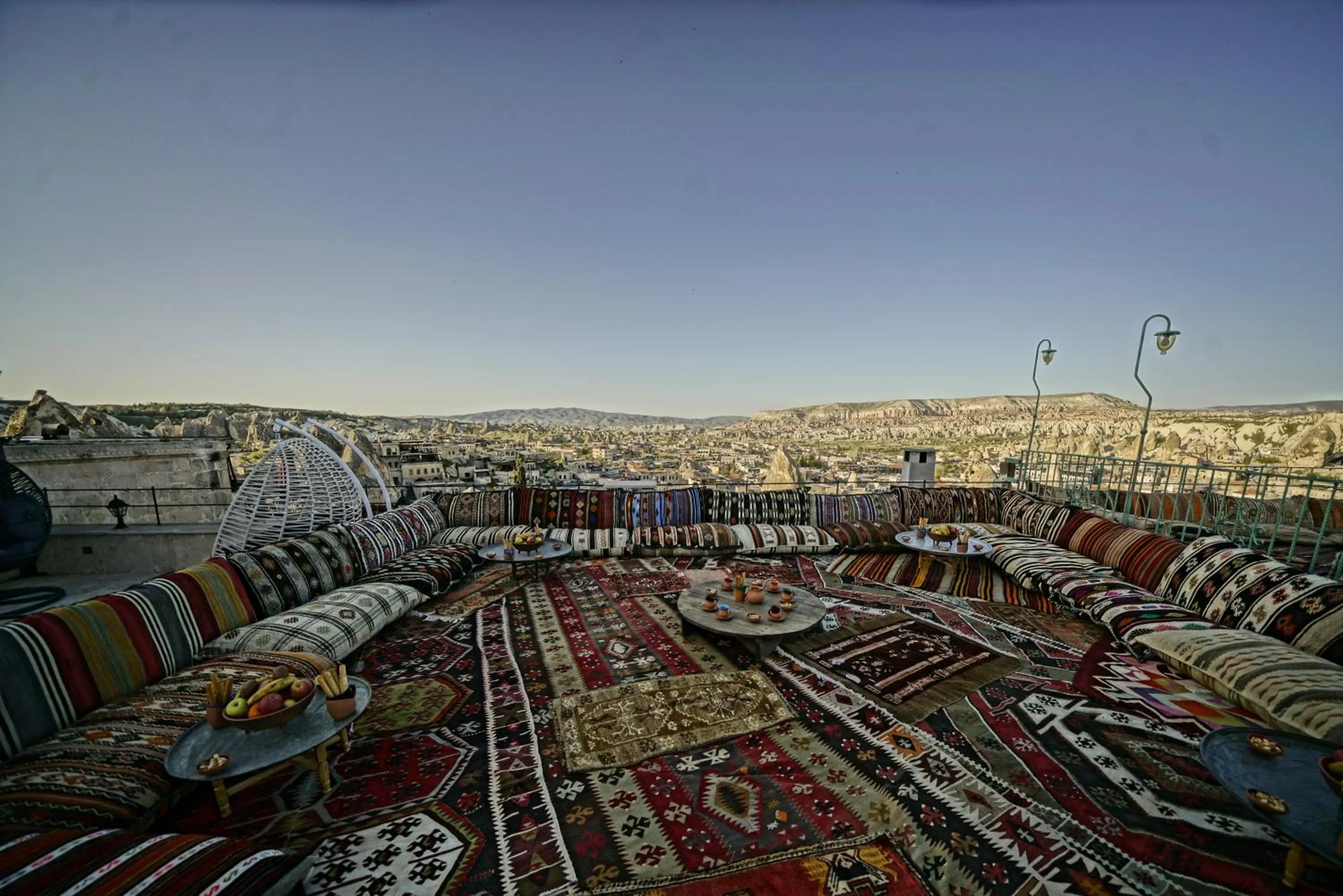 Bird's eye view in Cappadocia Cave Lodge