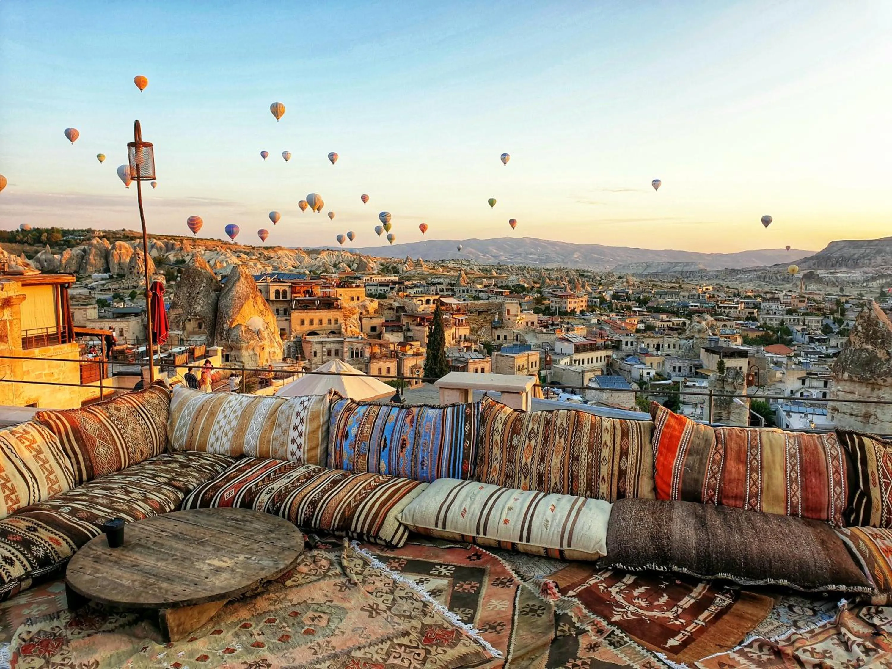 Balcony/Terrace in Cappadocia Cave Lodge