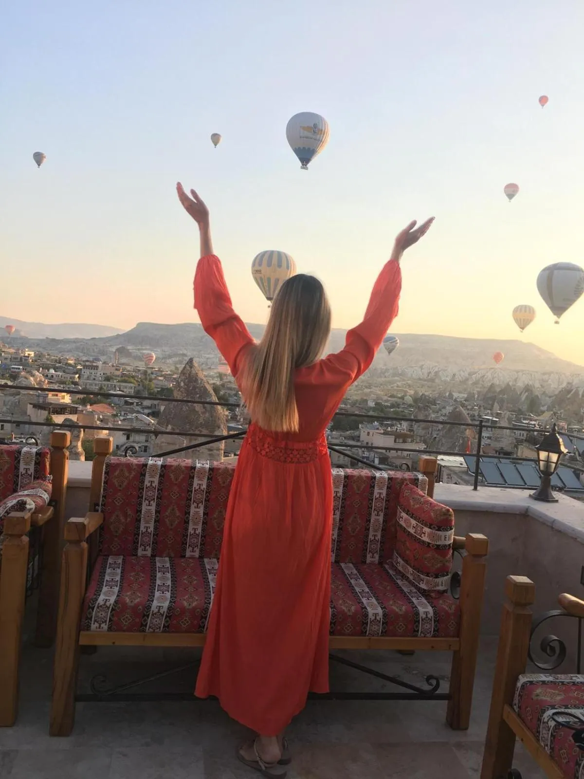 Balcony/Terrace in Cappadocia Cave Lodge