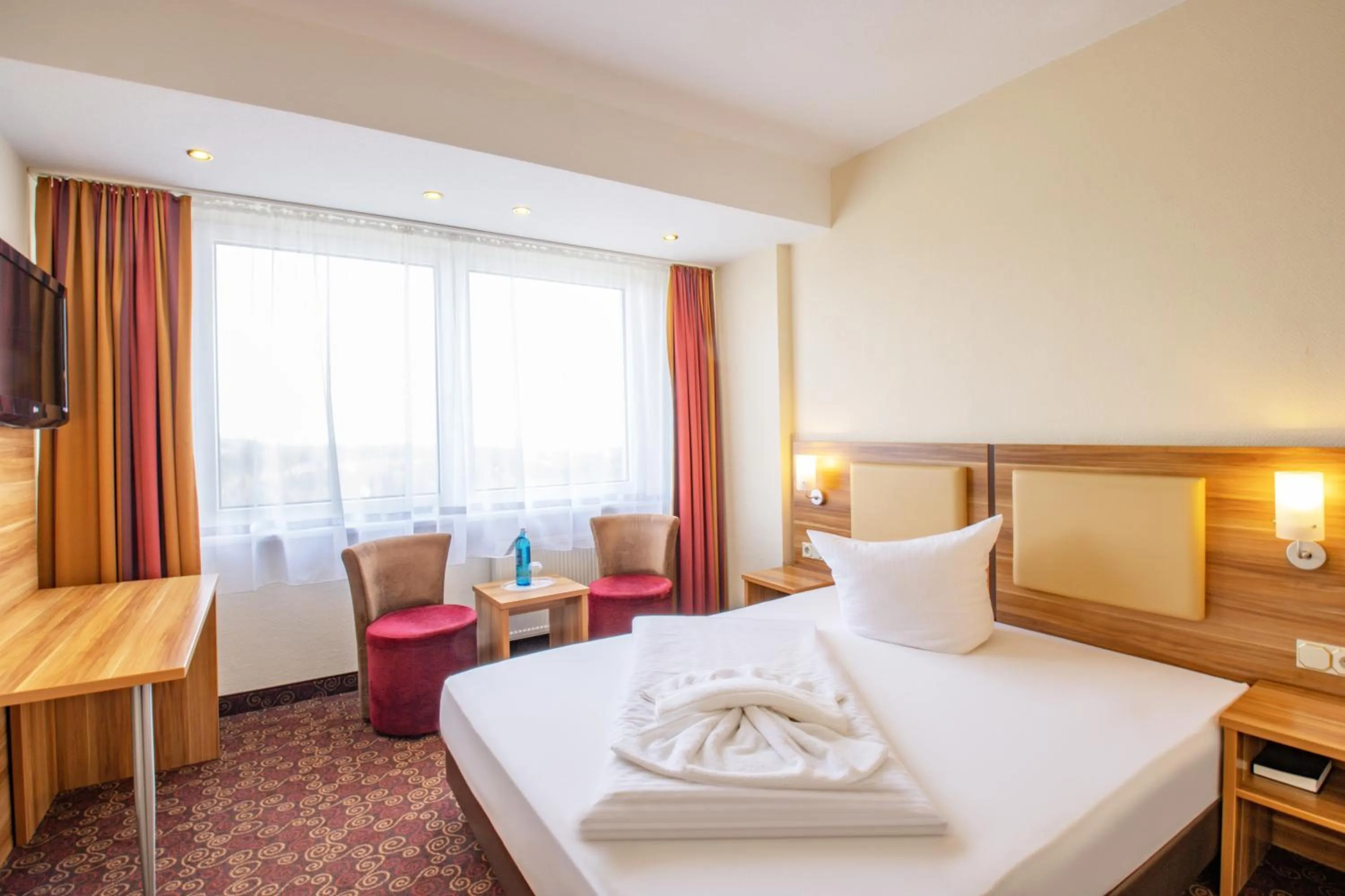 Photo of the whole room, Bed in Ferien Hotel Rennsteigblick