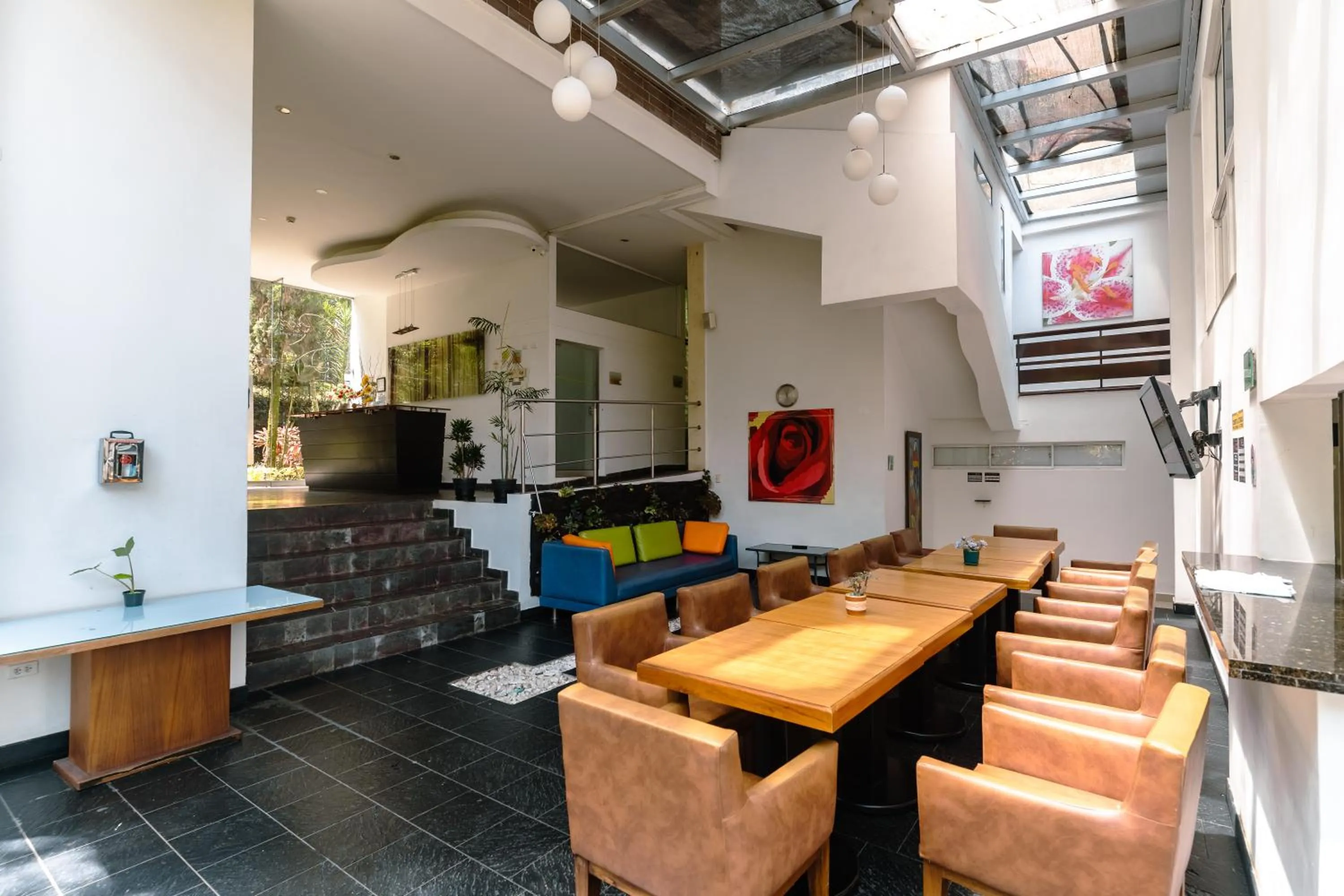 Seating area in Hotel Boutique las Rosas 5 G