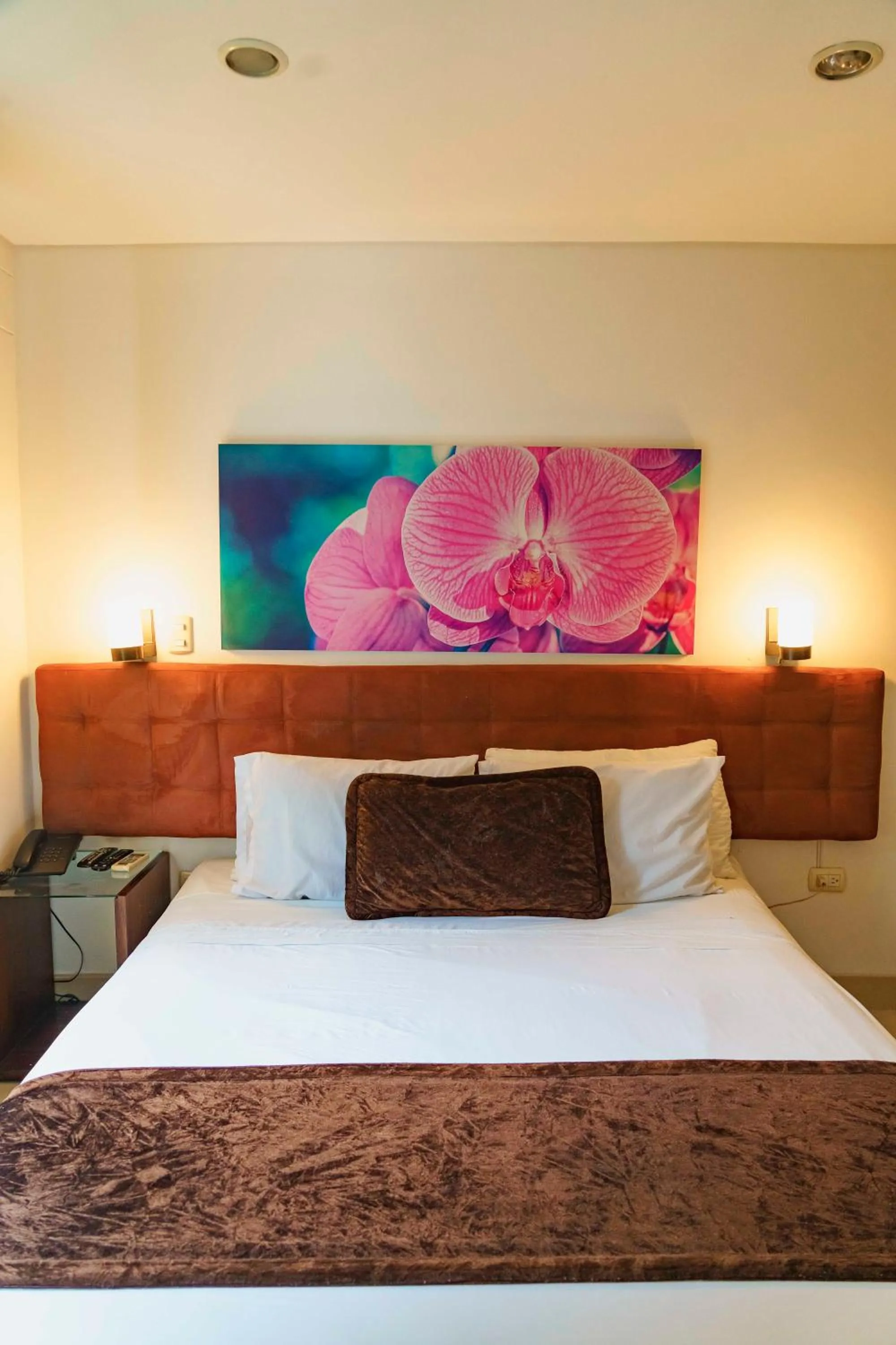 Bed in Hotel Boutique las Rosas 5 G