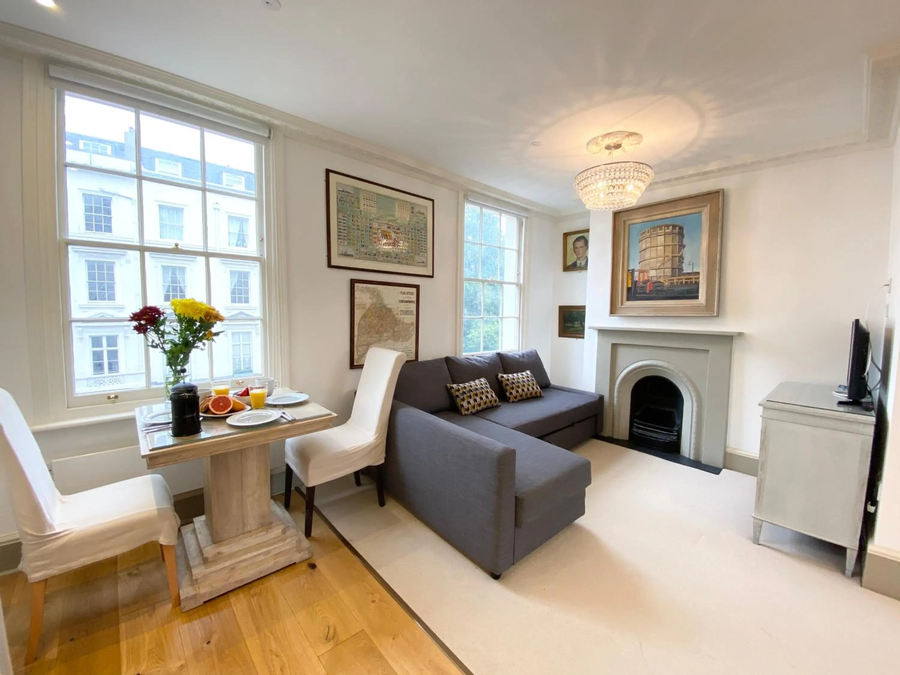 Living room in Stylish Apartments in Pimlico & Westminster