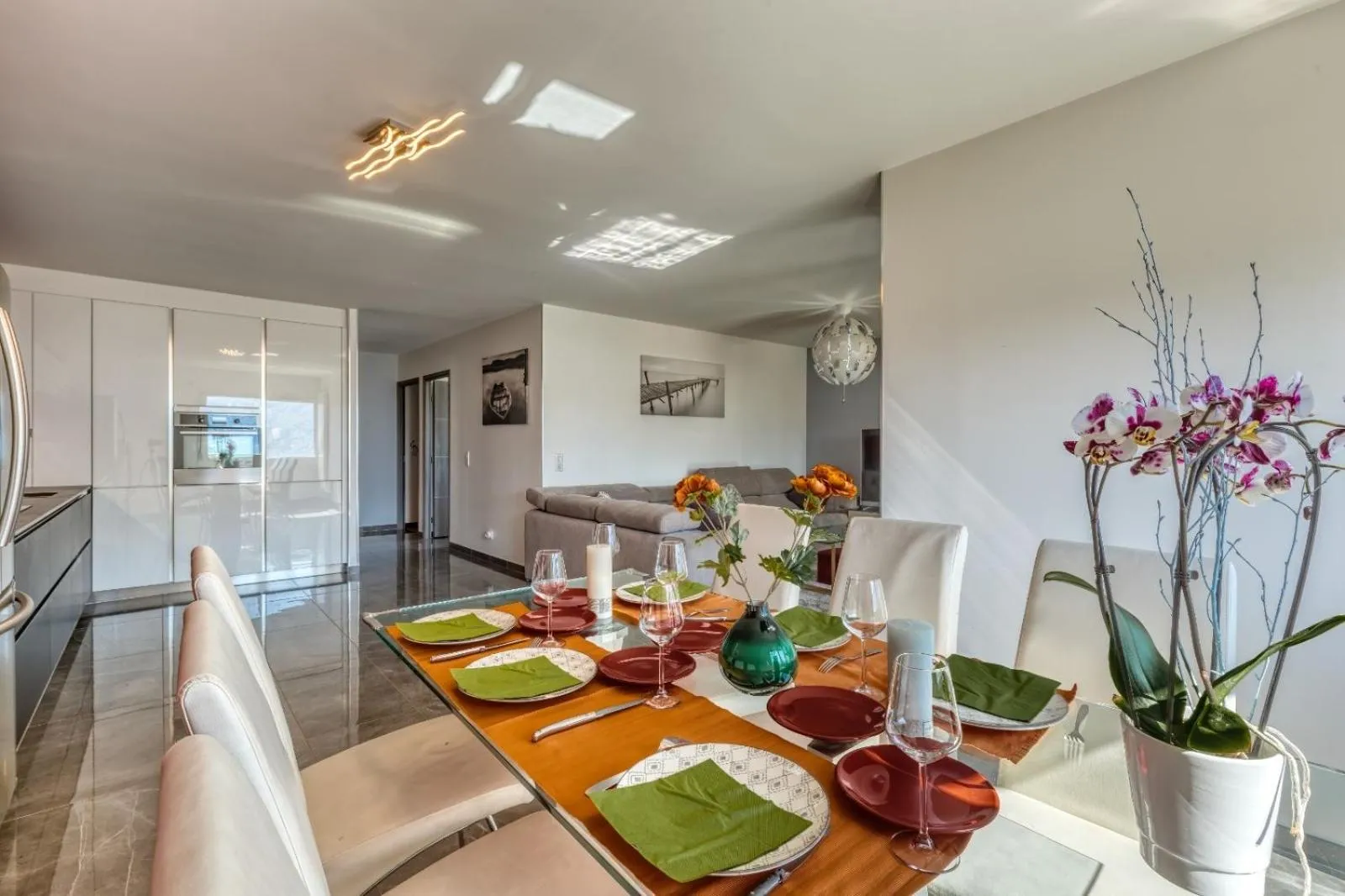 Living room in le panorama du lac