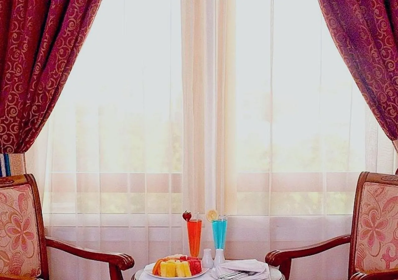 Seating area in Safeer Hotel Suites