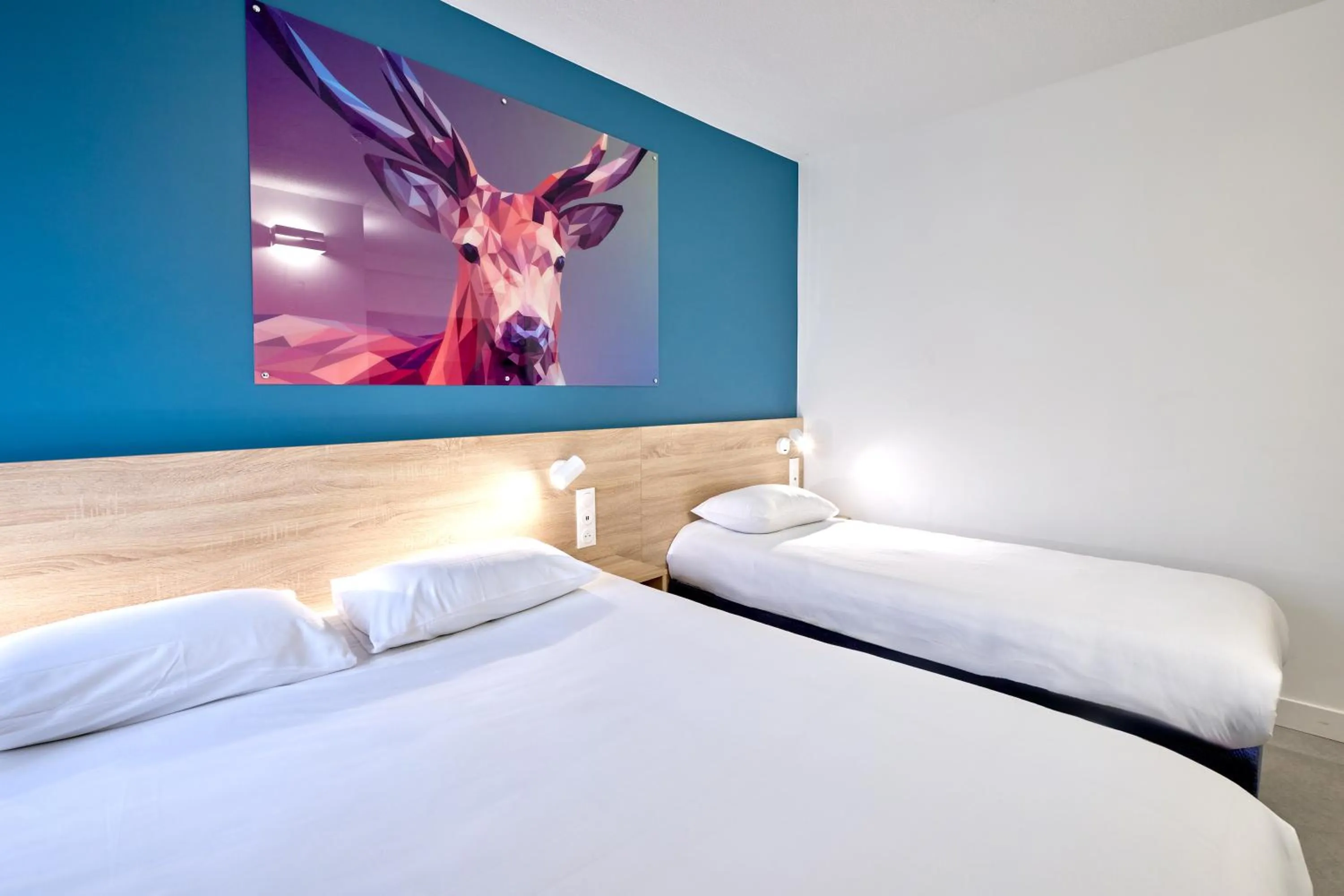 Bed in Kyriad Direct Nevers Nord - Varennes Vauzelles