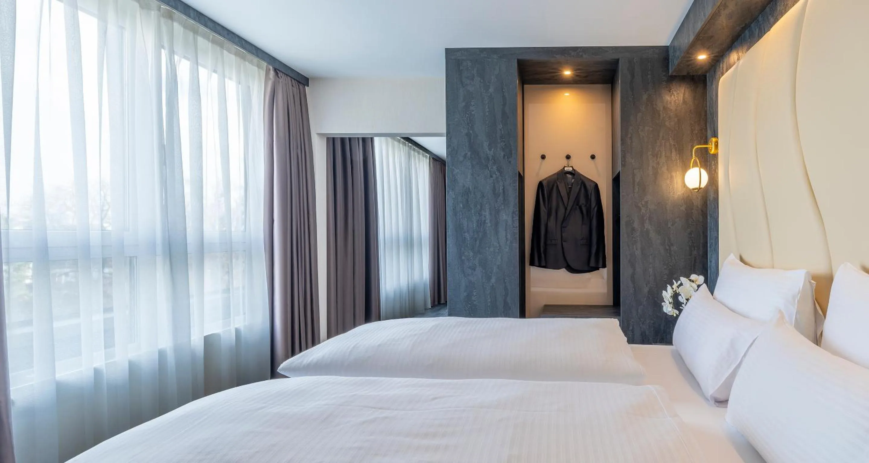 Photo of the whole room, Bed in PLAZA Premium Parkhotel Neu-Ulm