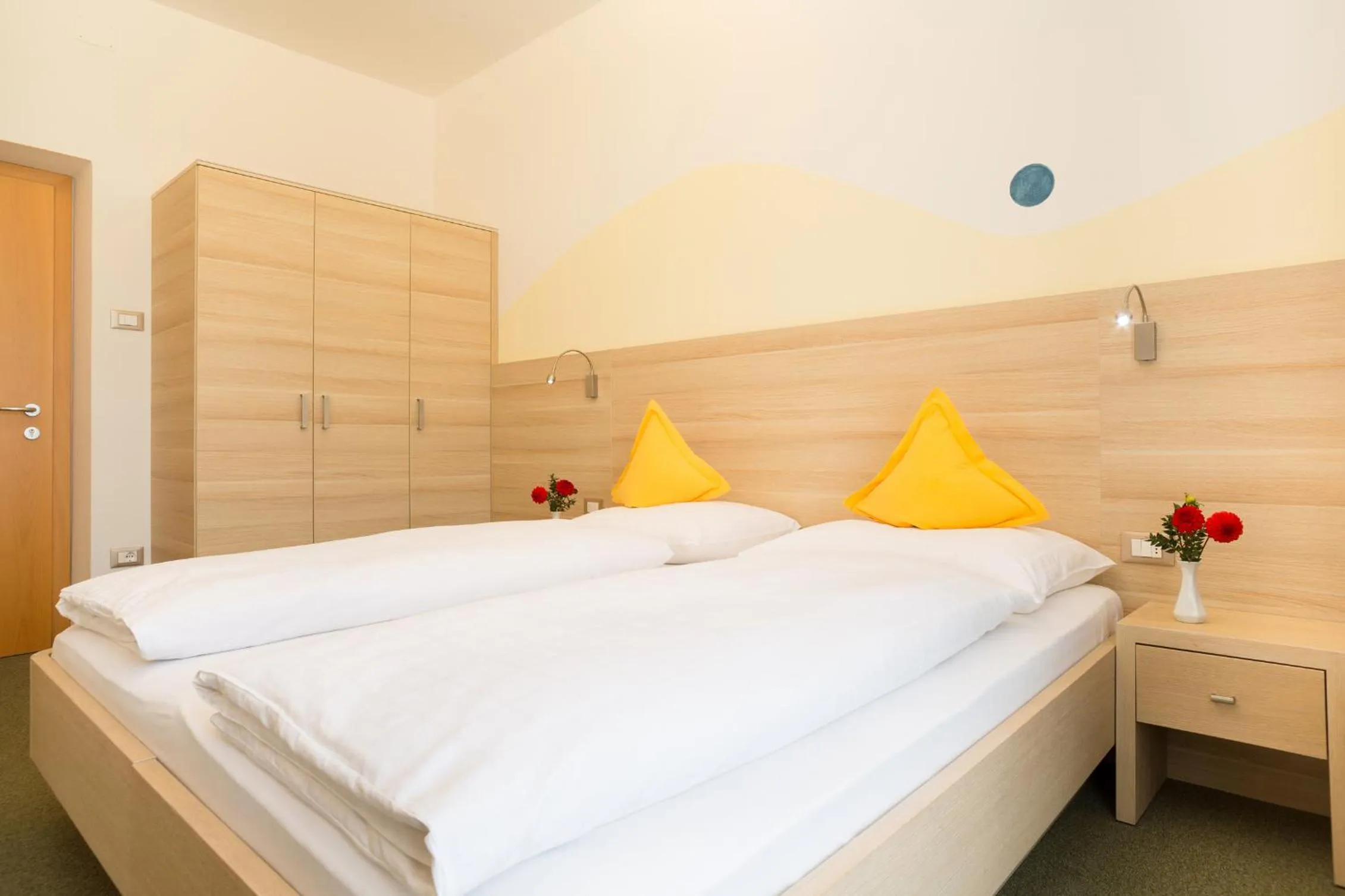 Bed in Hotel Gruberhof