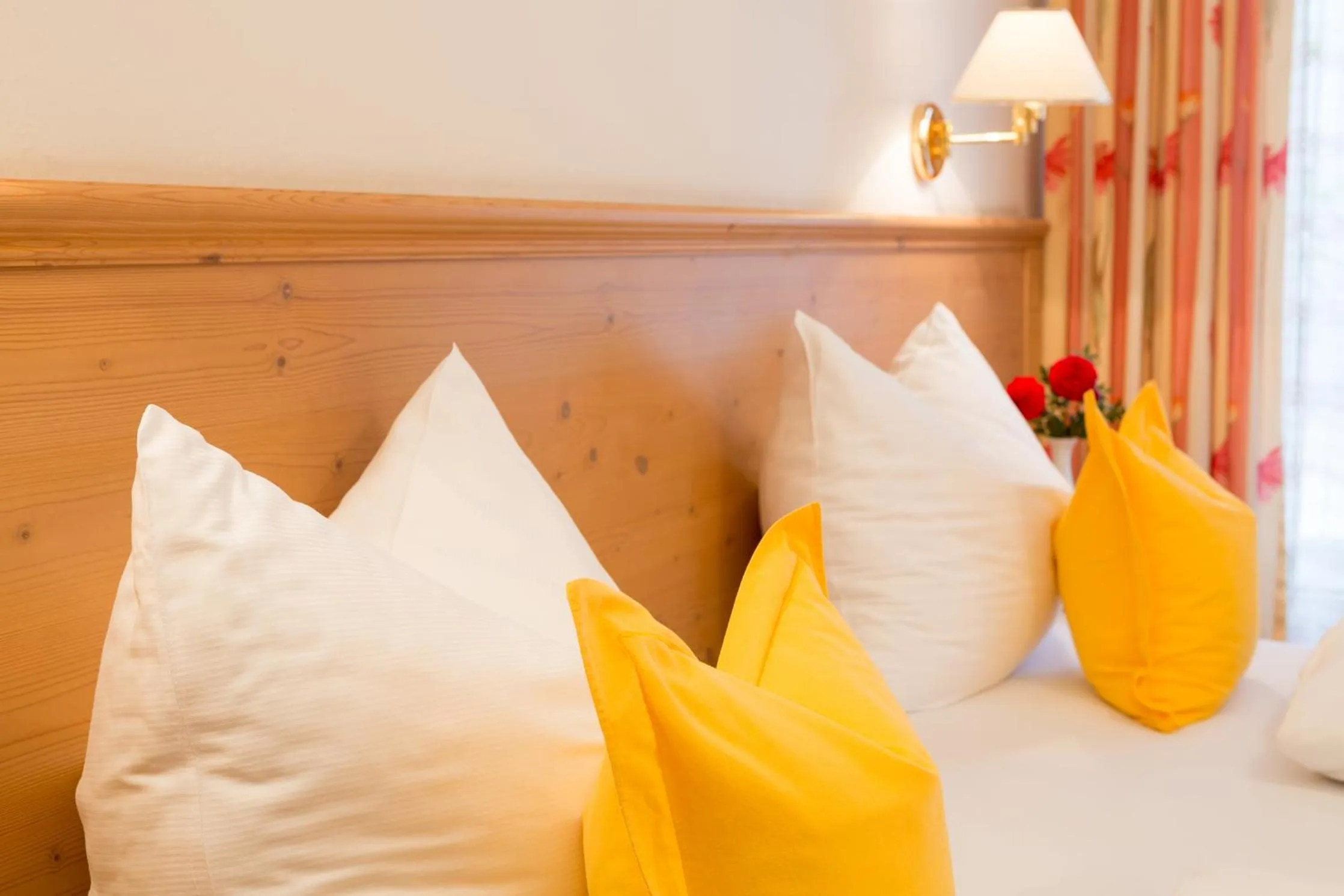 Bed in Hotel Gruberhof