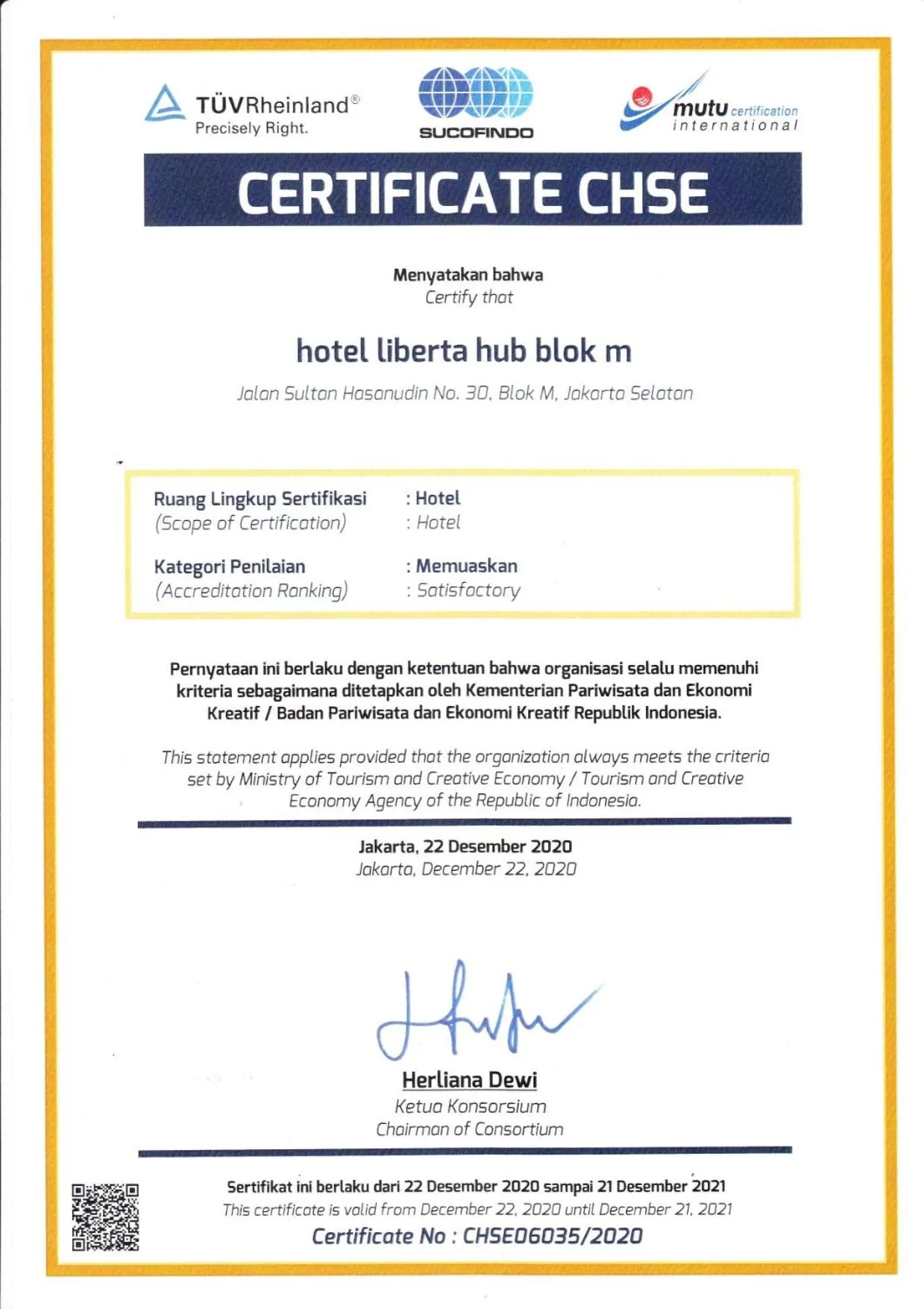 Property building in Liberta Hub Blok M Jakarta