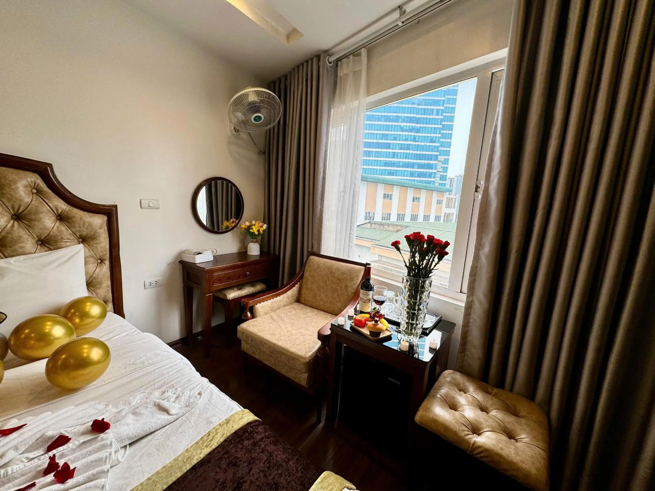 Bed in Hoàng Gia Hotel Nhân Hòa