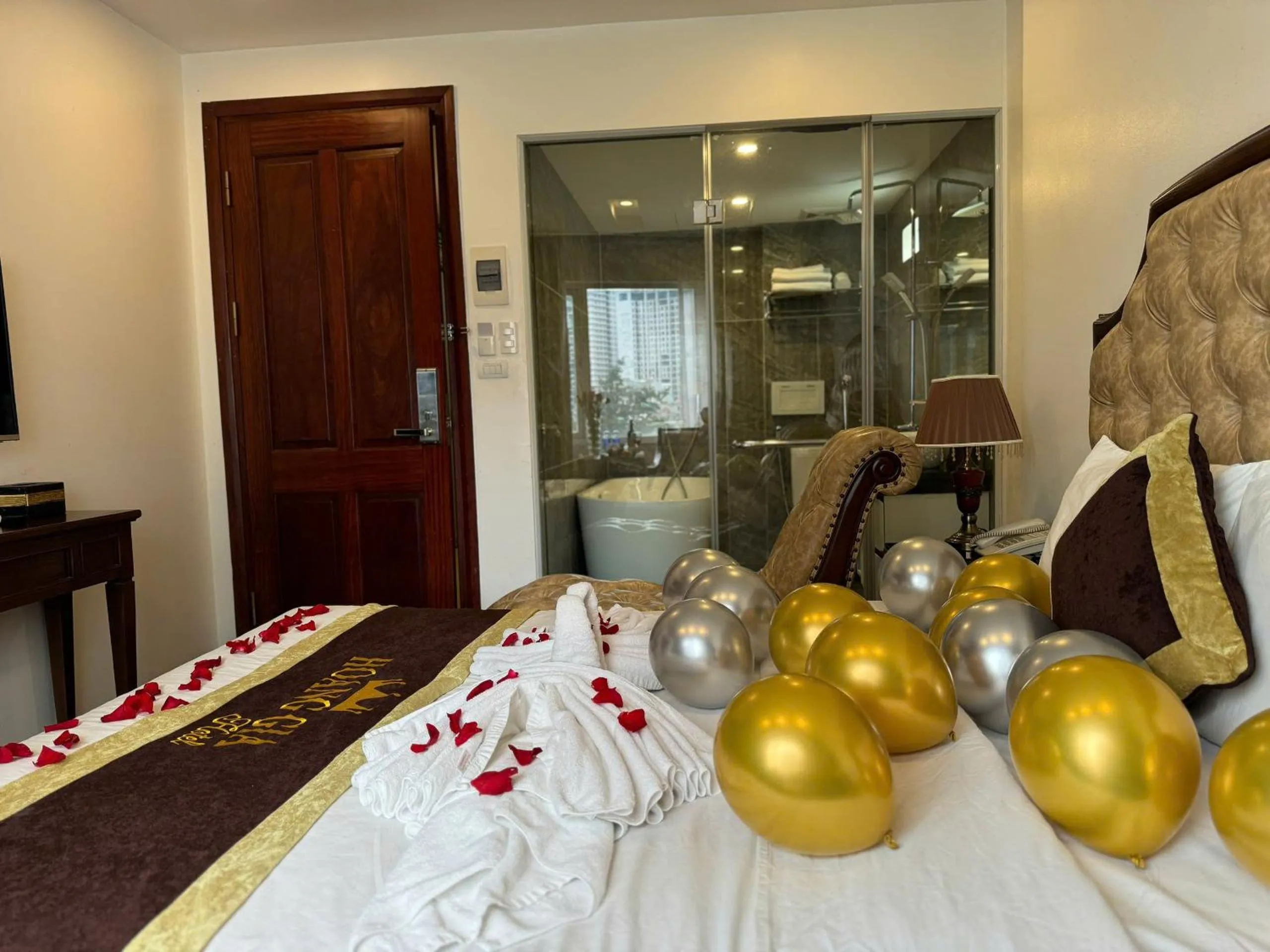 Bedroom in Hoàng Gia Hotel Nhân Hòa