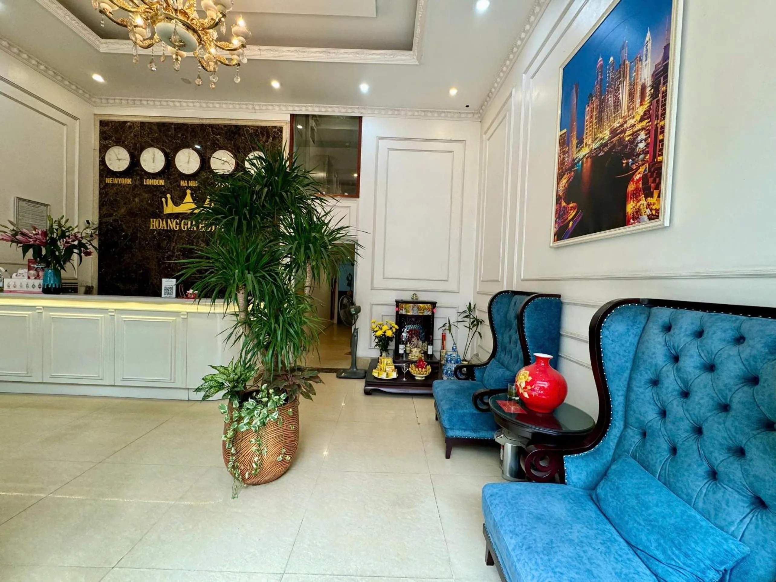 Living room in Hoàng Gia Hotel Nhân Hòa