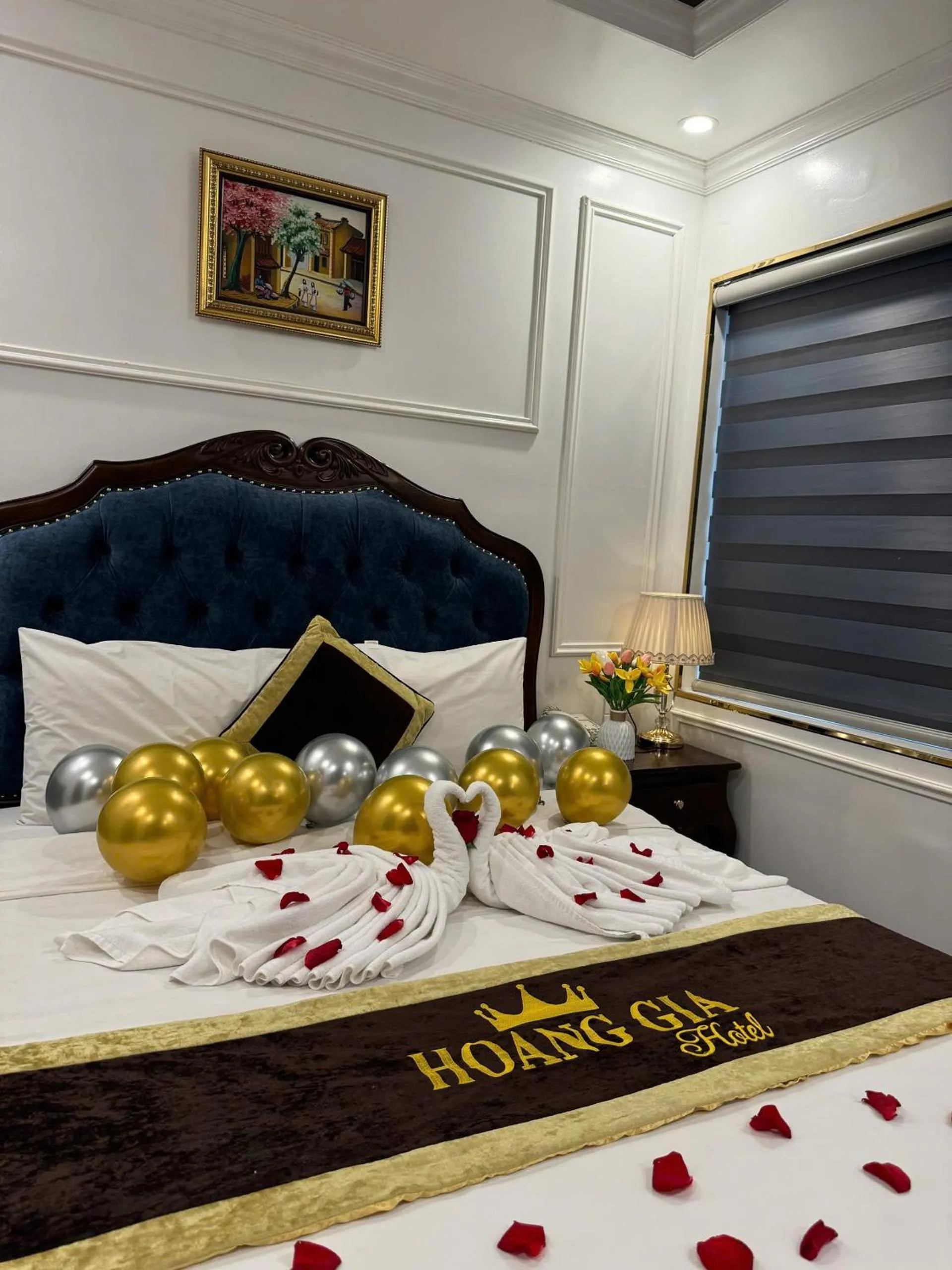 Bedroom, Bed in Hoàng Gia Hotel Nhân Hòa