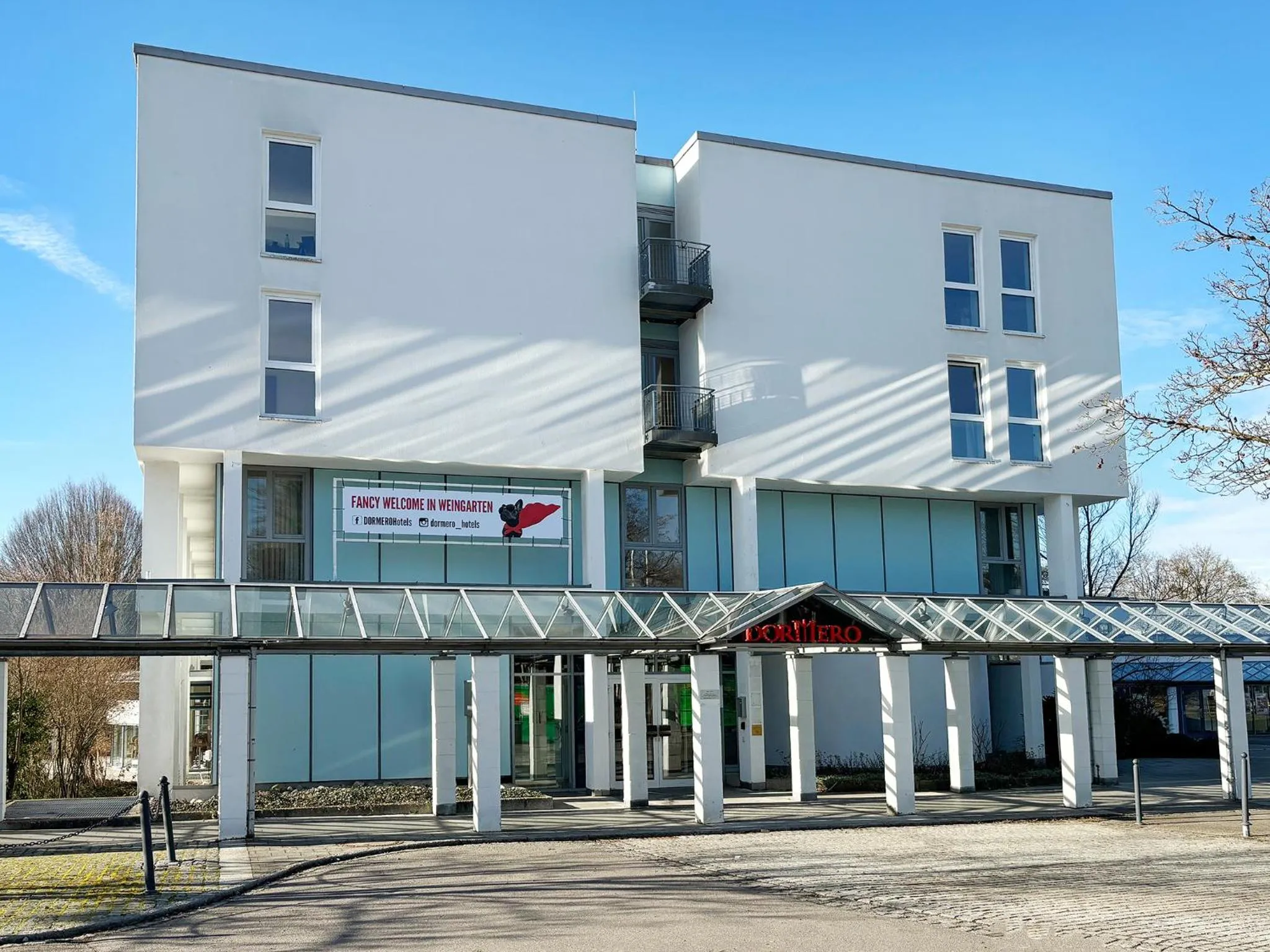 Property building in DORMERO Hotel Weingarten