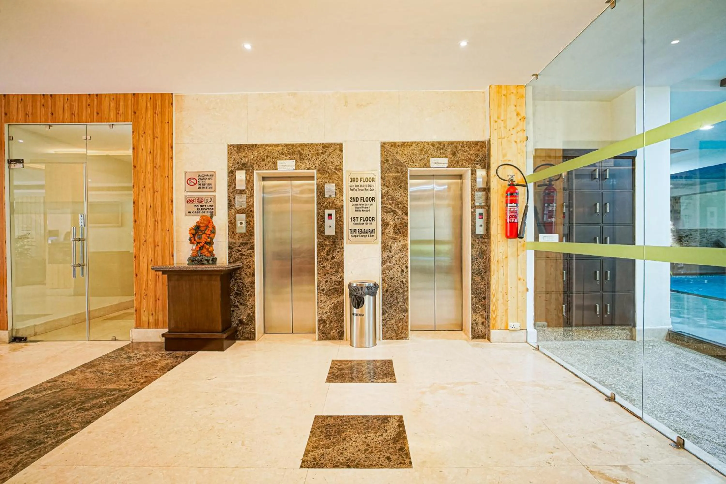 elevator in The Grand Shiva Resort and Spa