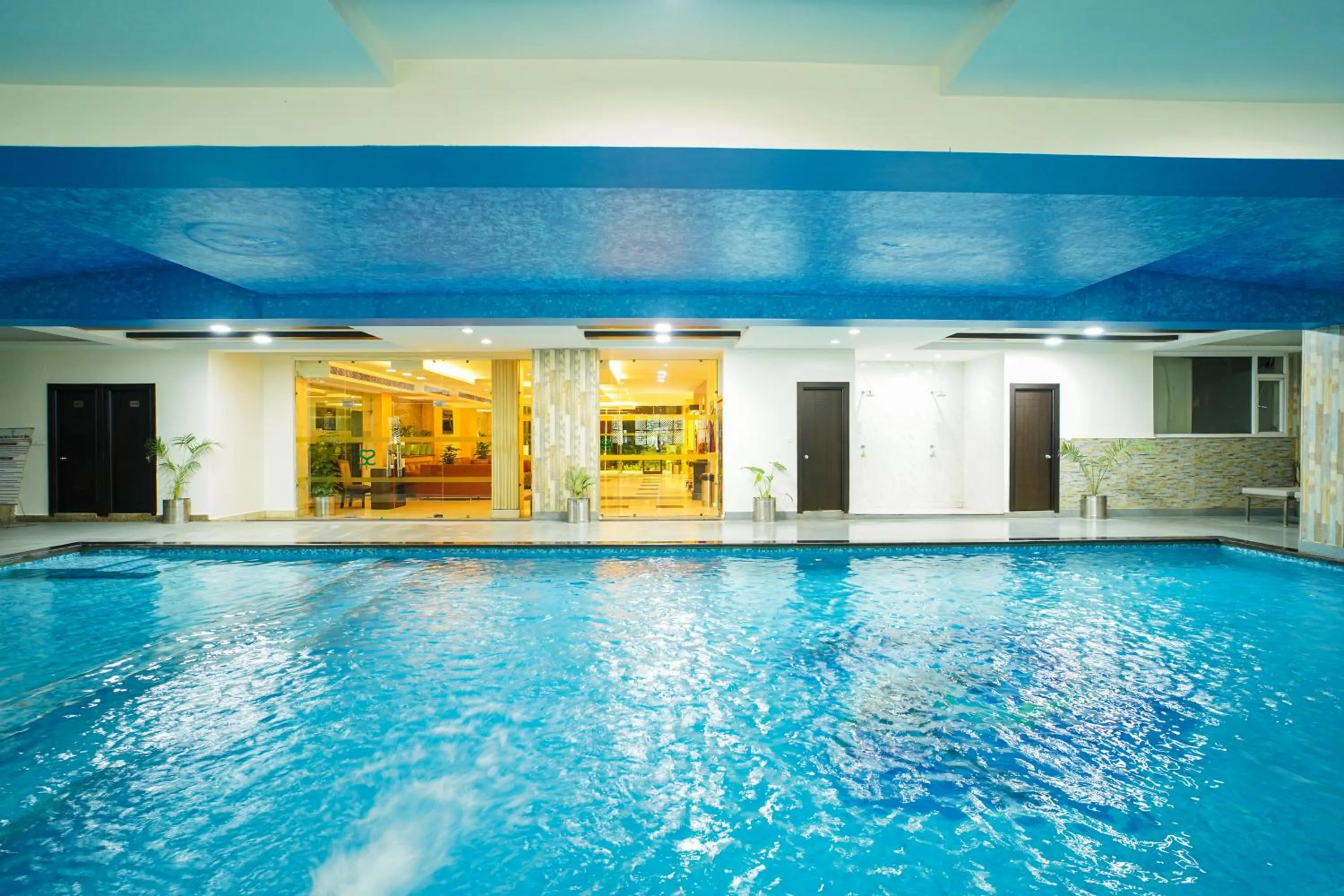 Pool view in The Grand Shiva Resort and Spa