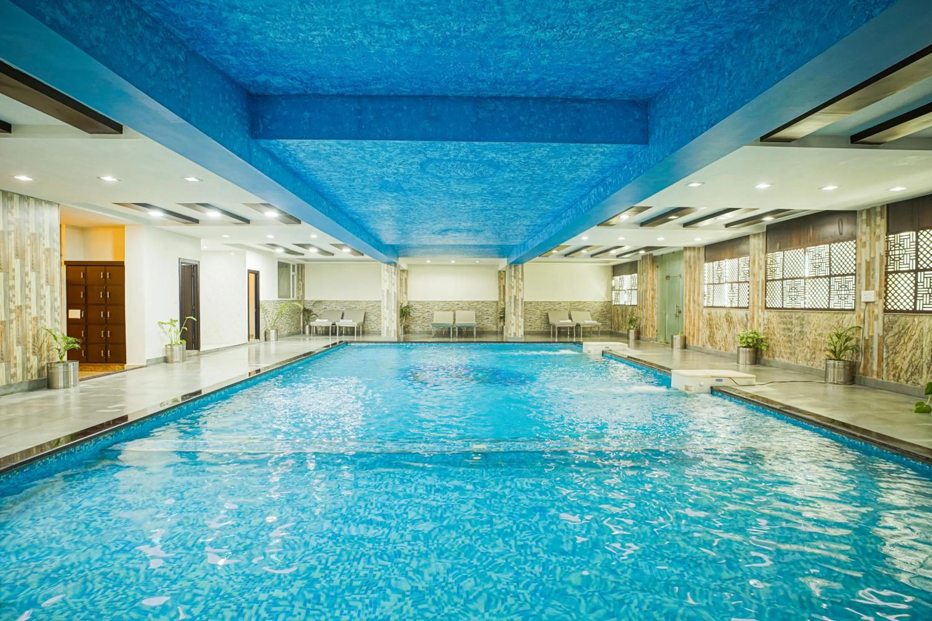 Pool view in The Grand Shiva Resort and Spa