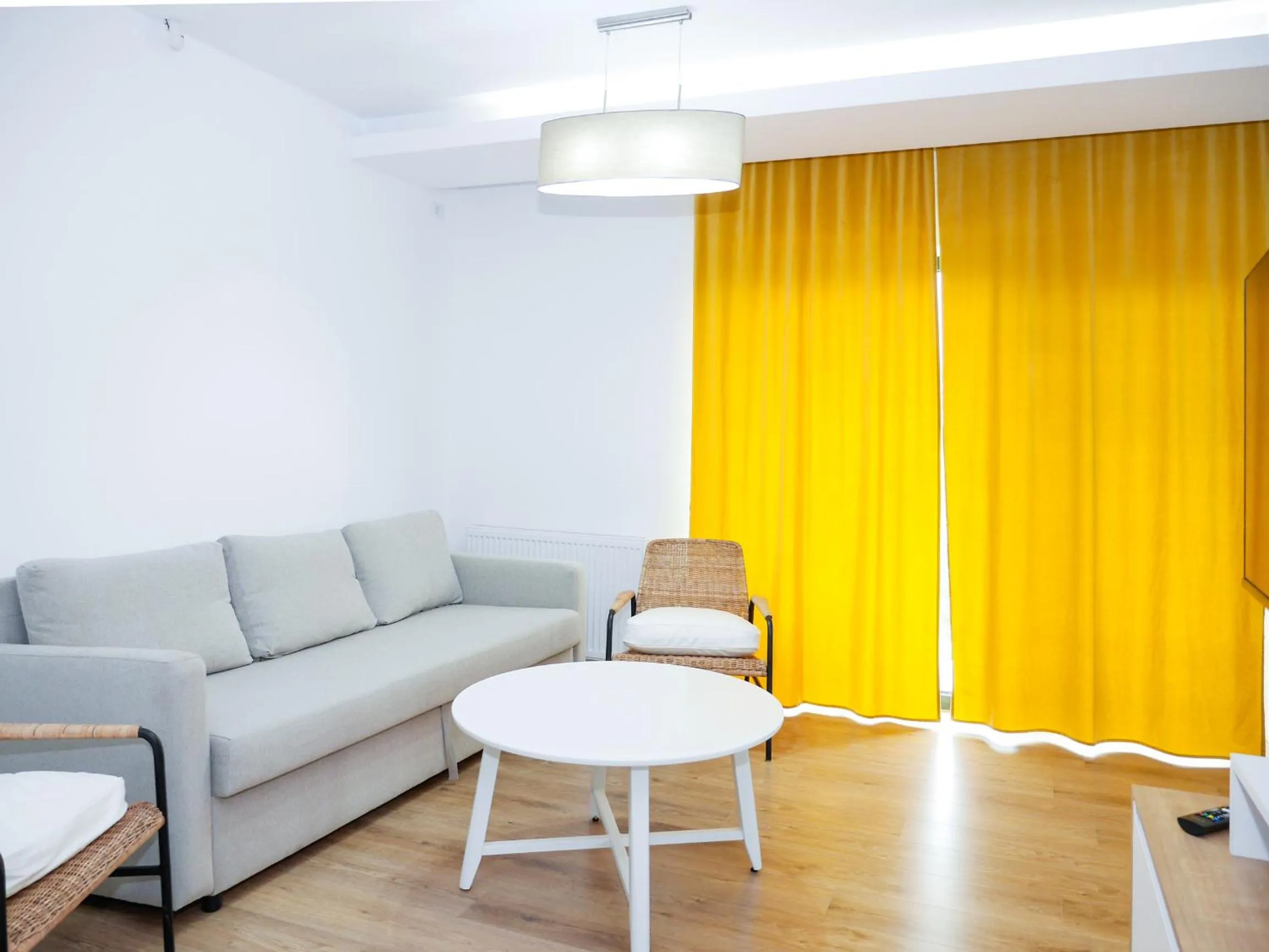 Living room in Clement Apartments