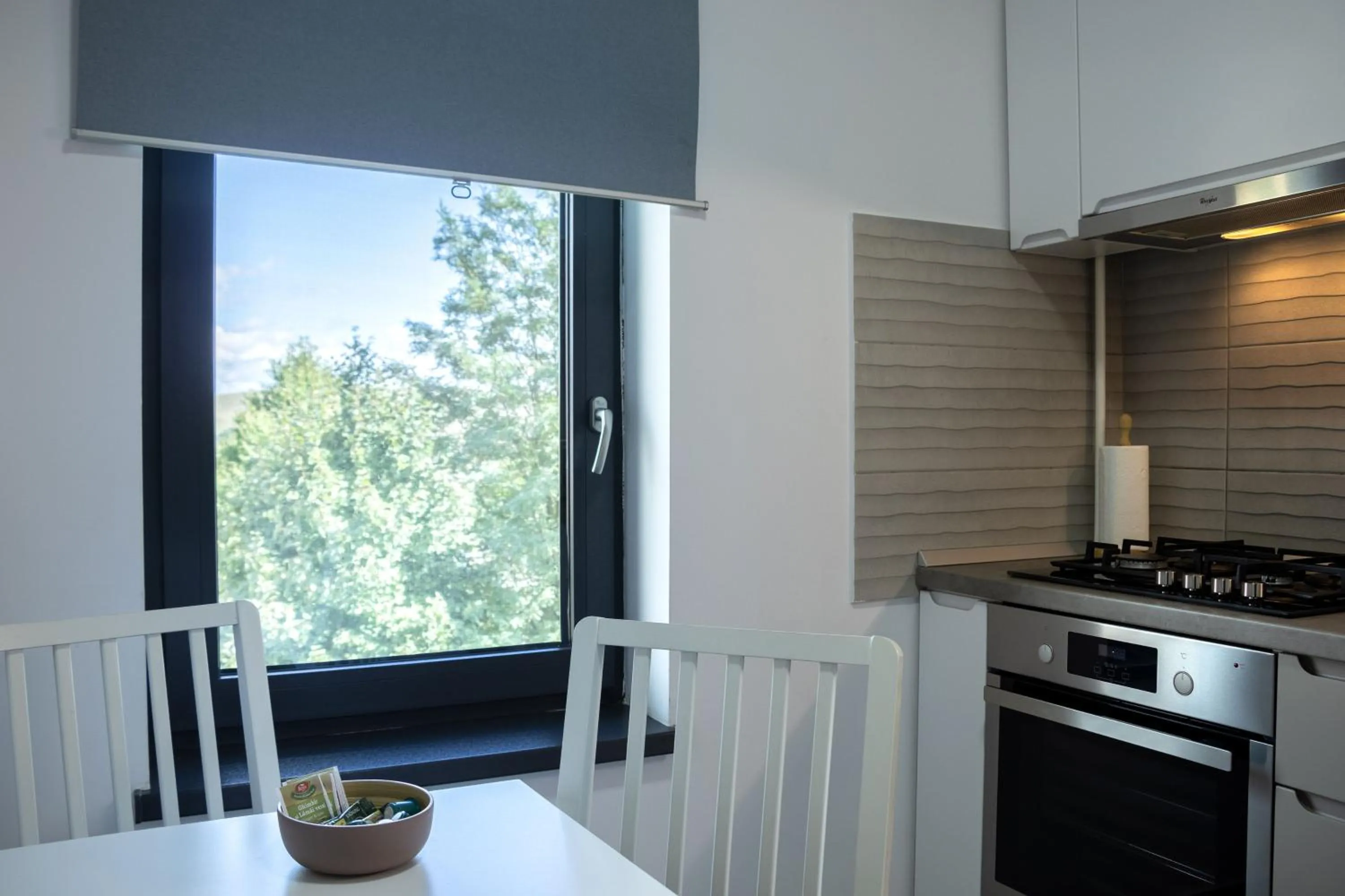 Kitchen or kitchenette in Clement Apartments