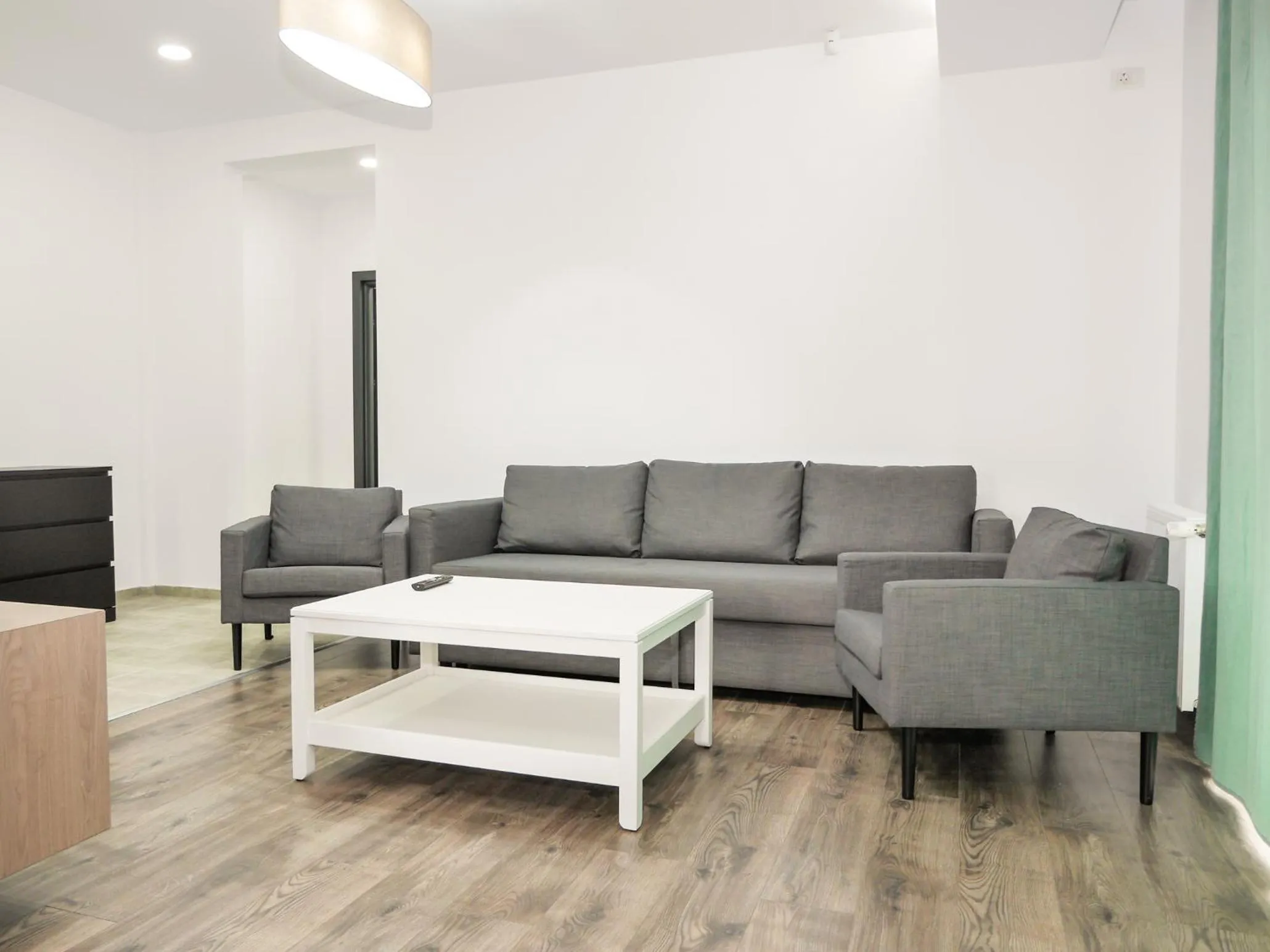 Living room in Clement Apartments