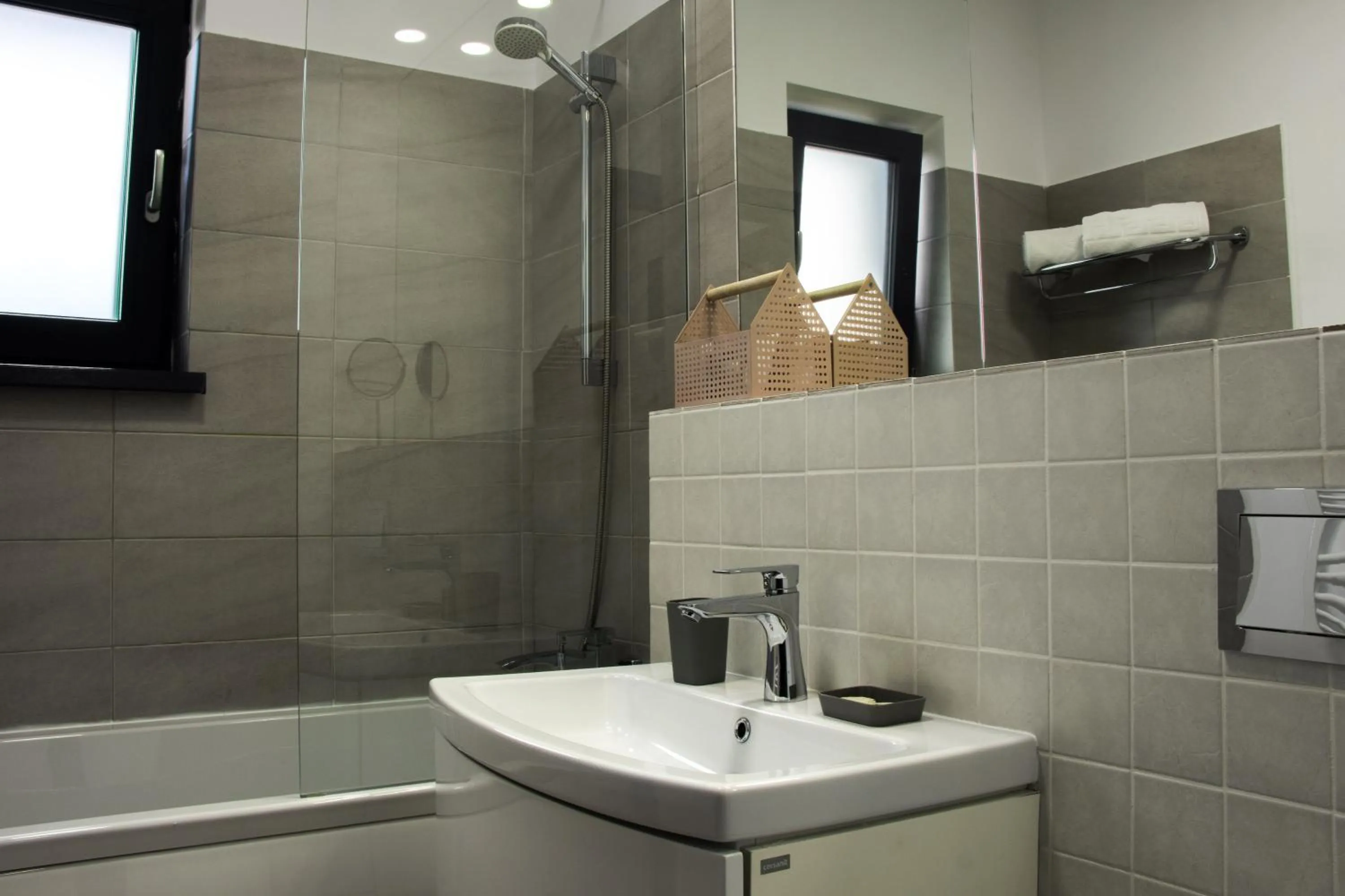 Bathroom in Clement Apartments