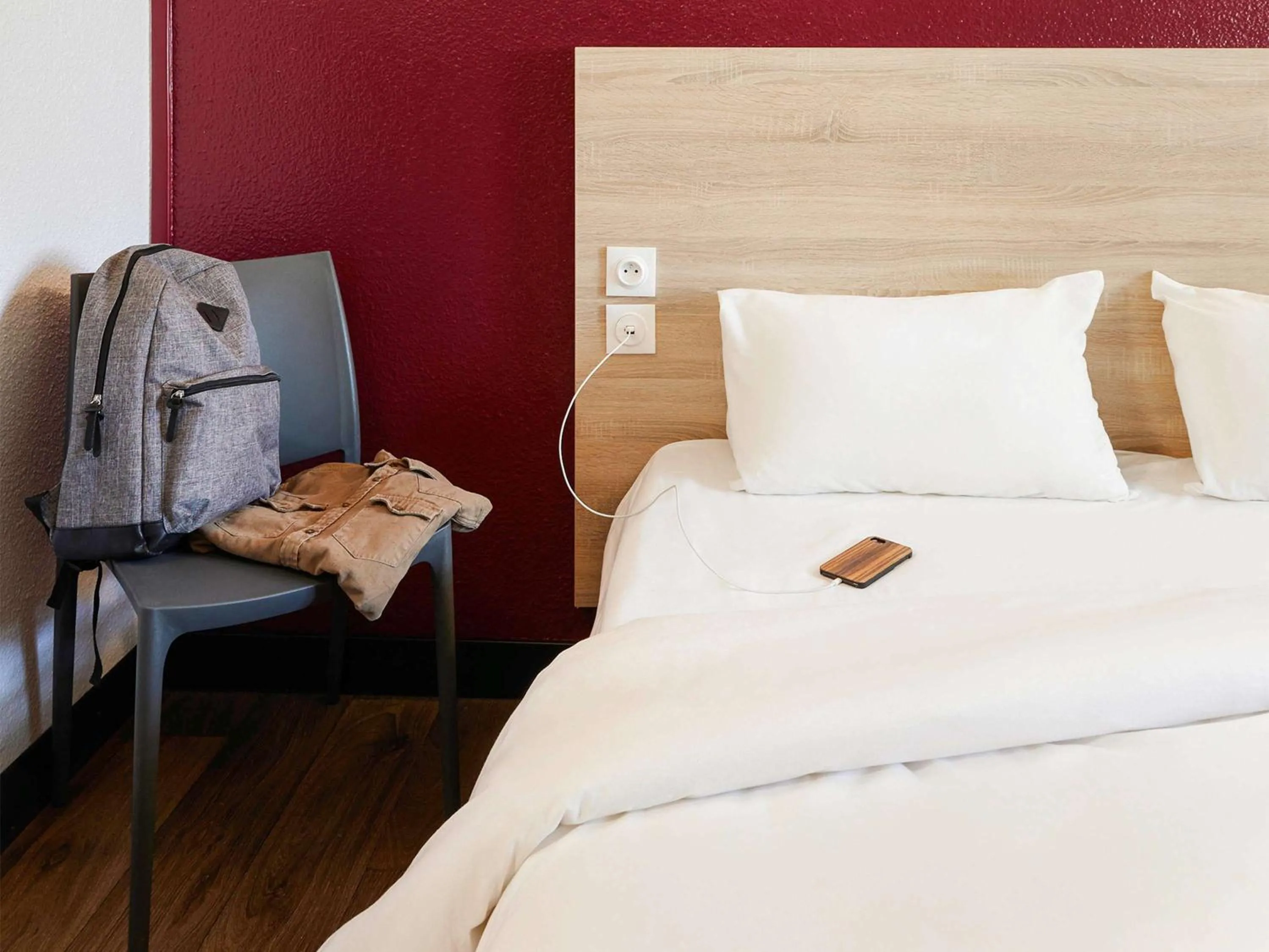 Photo of the whole room, Bed in hotelF1 Cholet