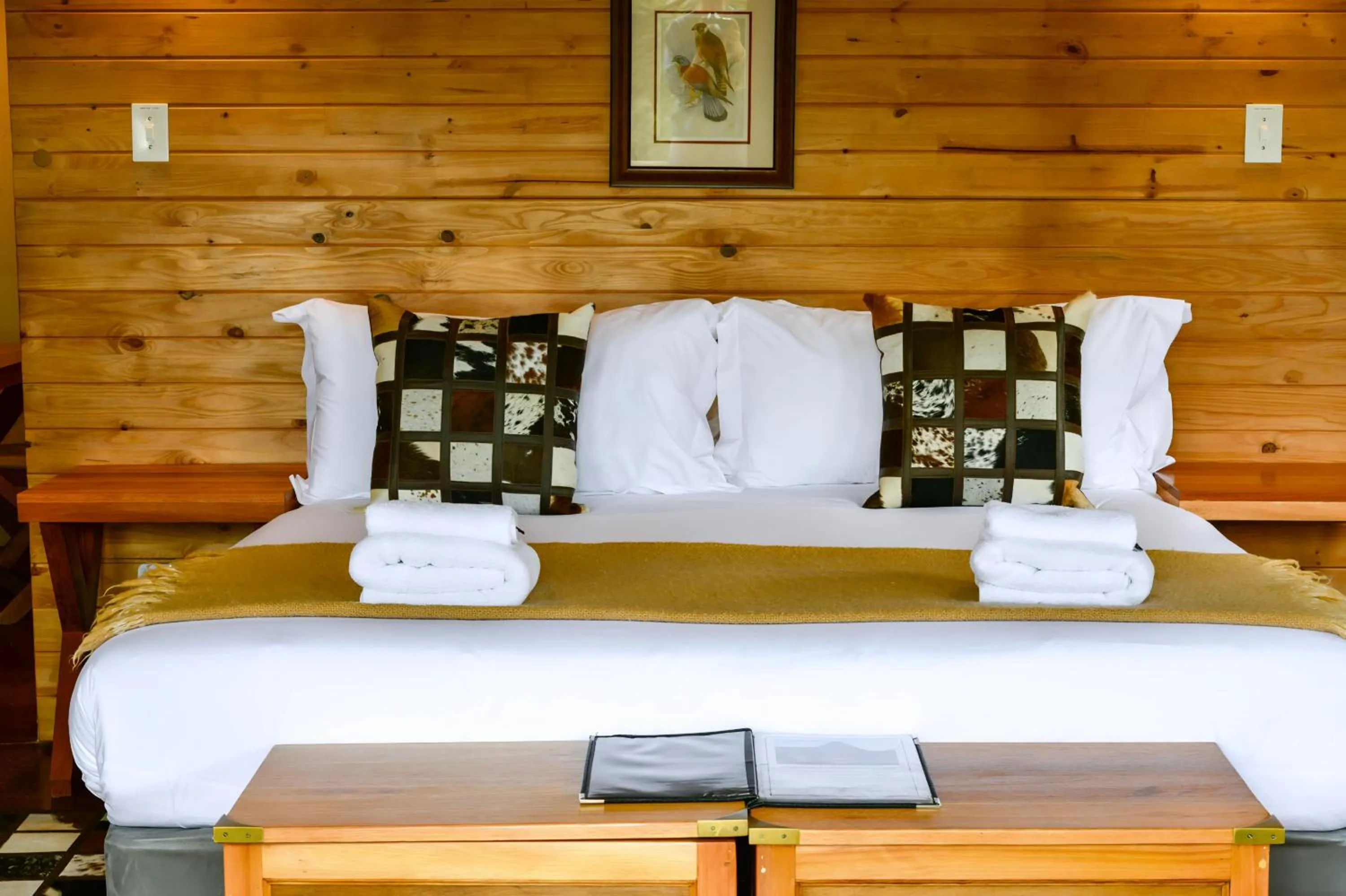 Bed in The Springbok Lodge