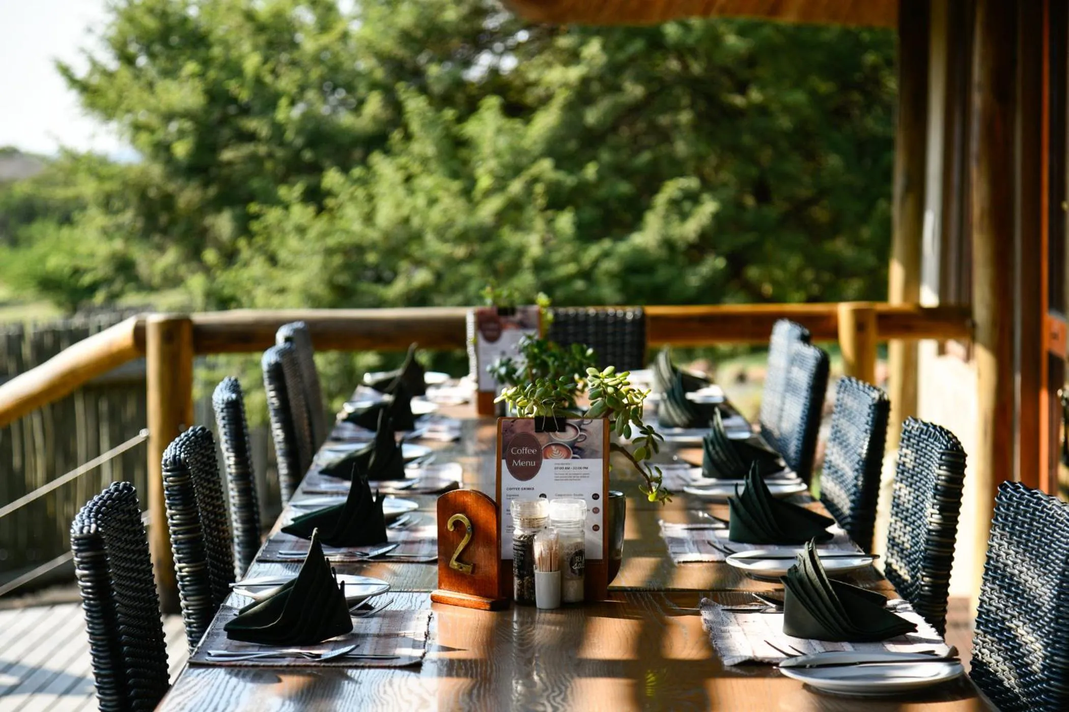 Dining area in The Springbok Lodge