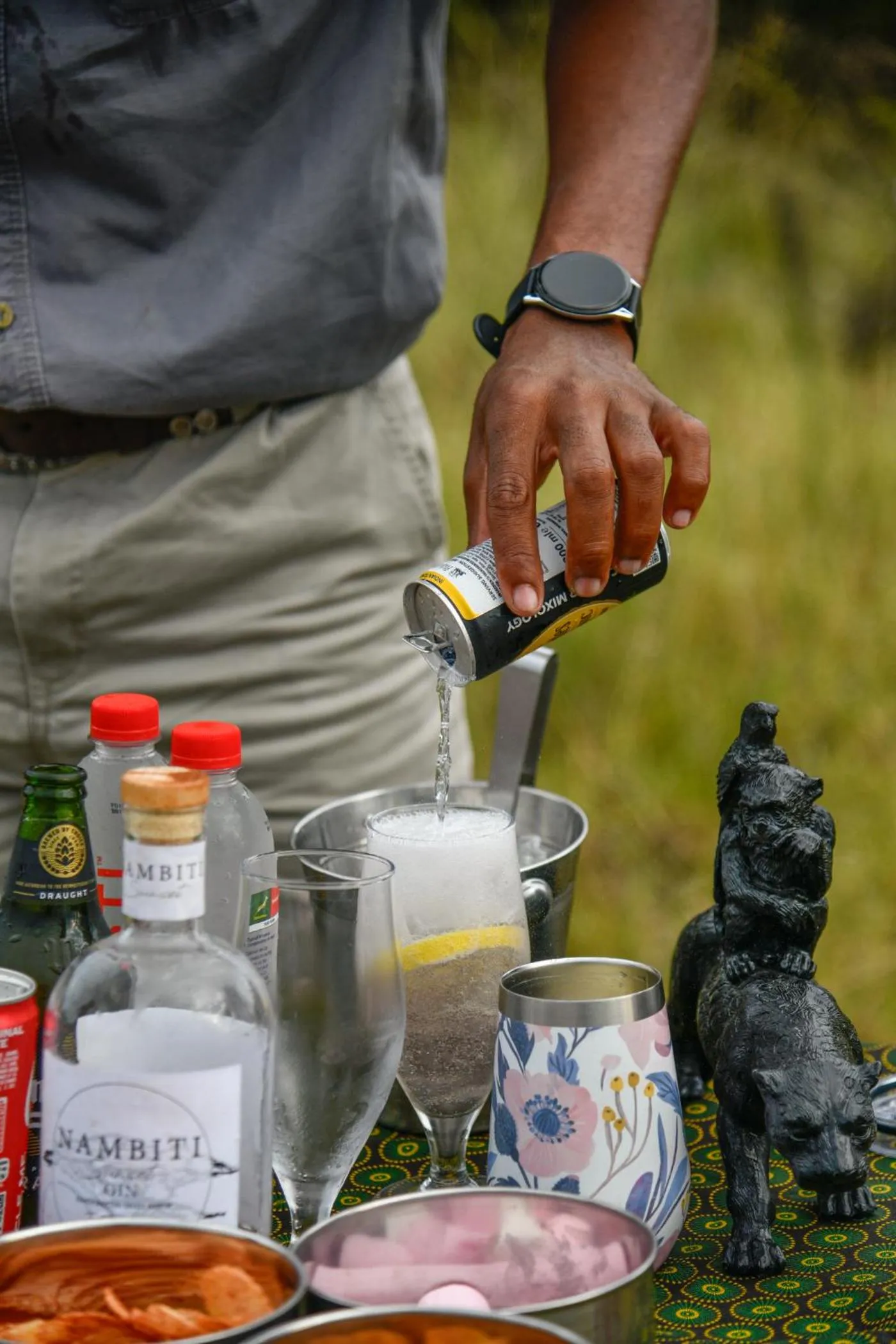 Drinks in The Springbok Lodge