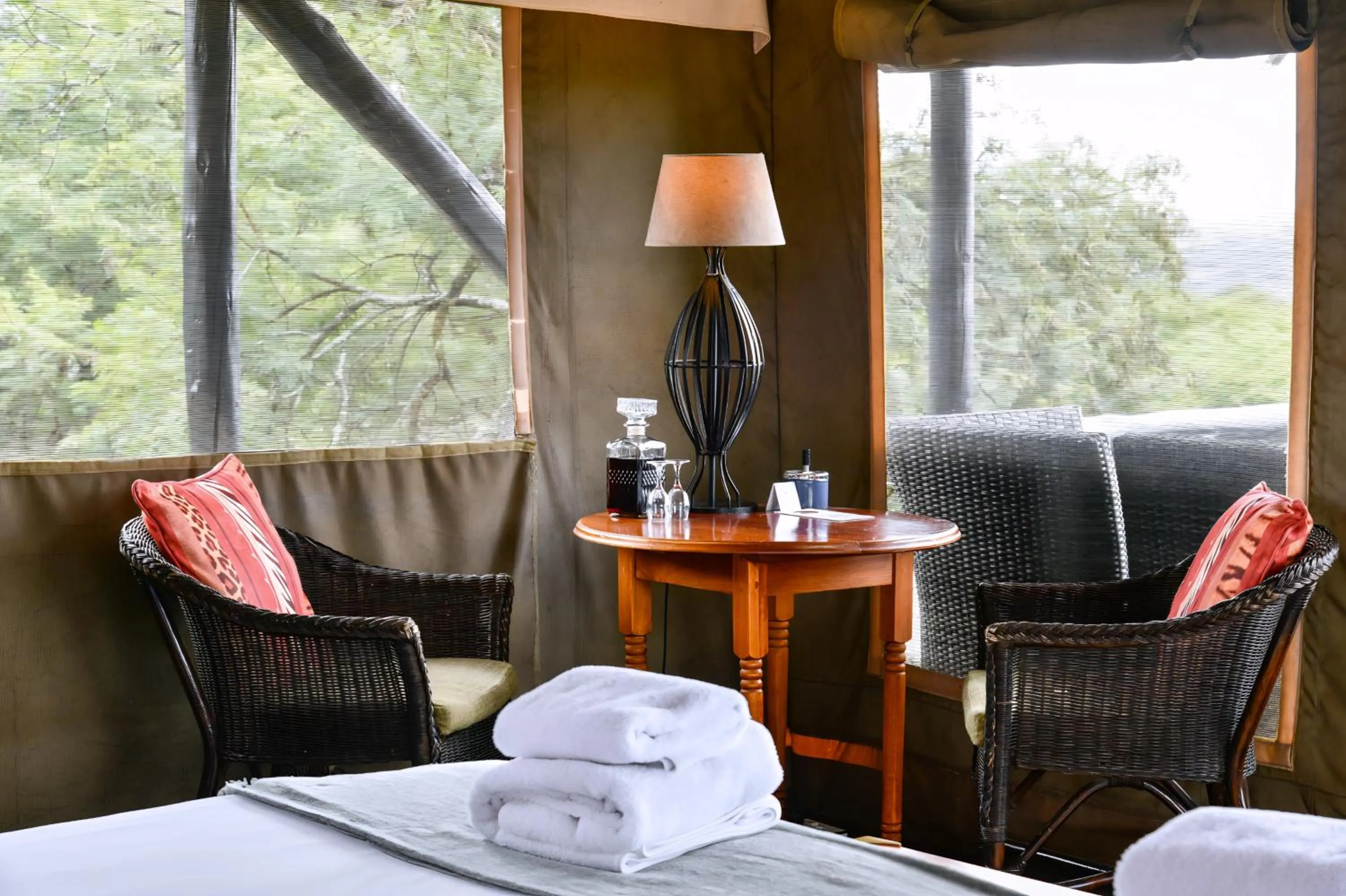 Bed in The Springbok Lodge