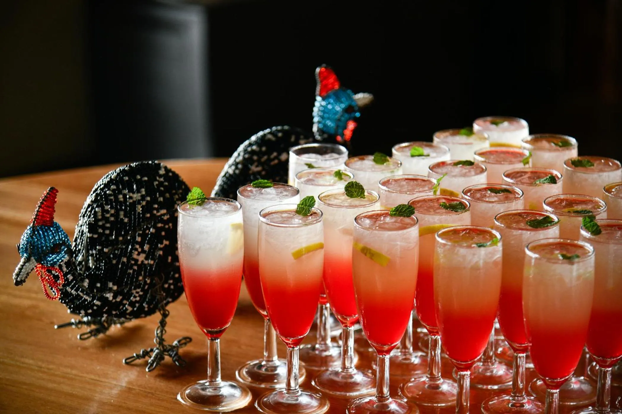 Drinks in The Springbok Lodge