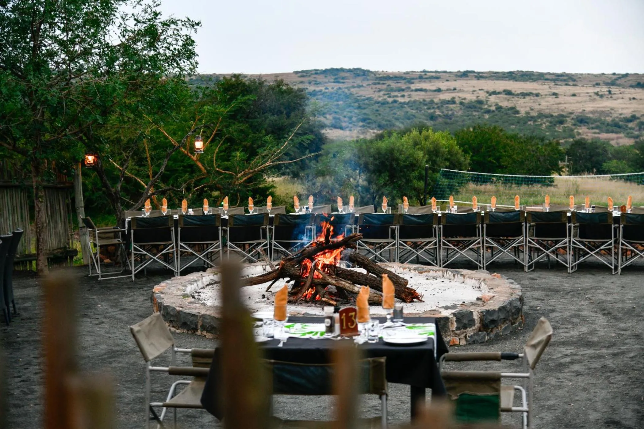 Dining area in The Springbok Lodge