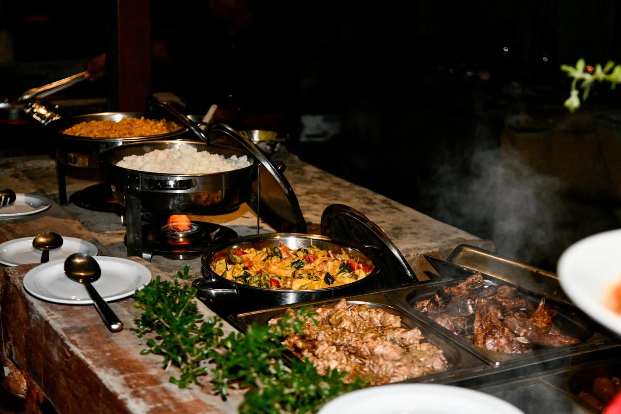 Dining area in The Springbok Lodge