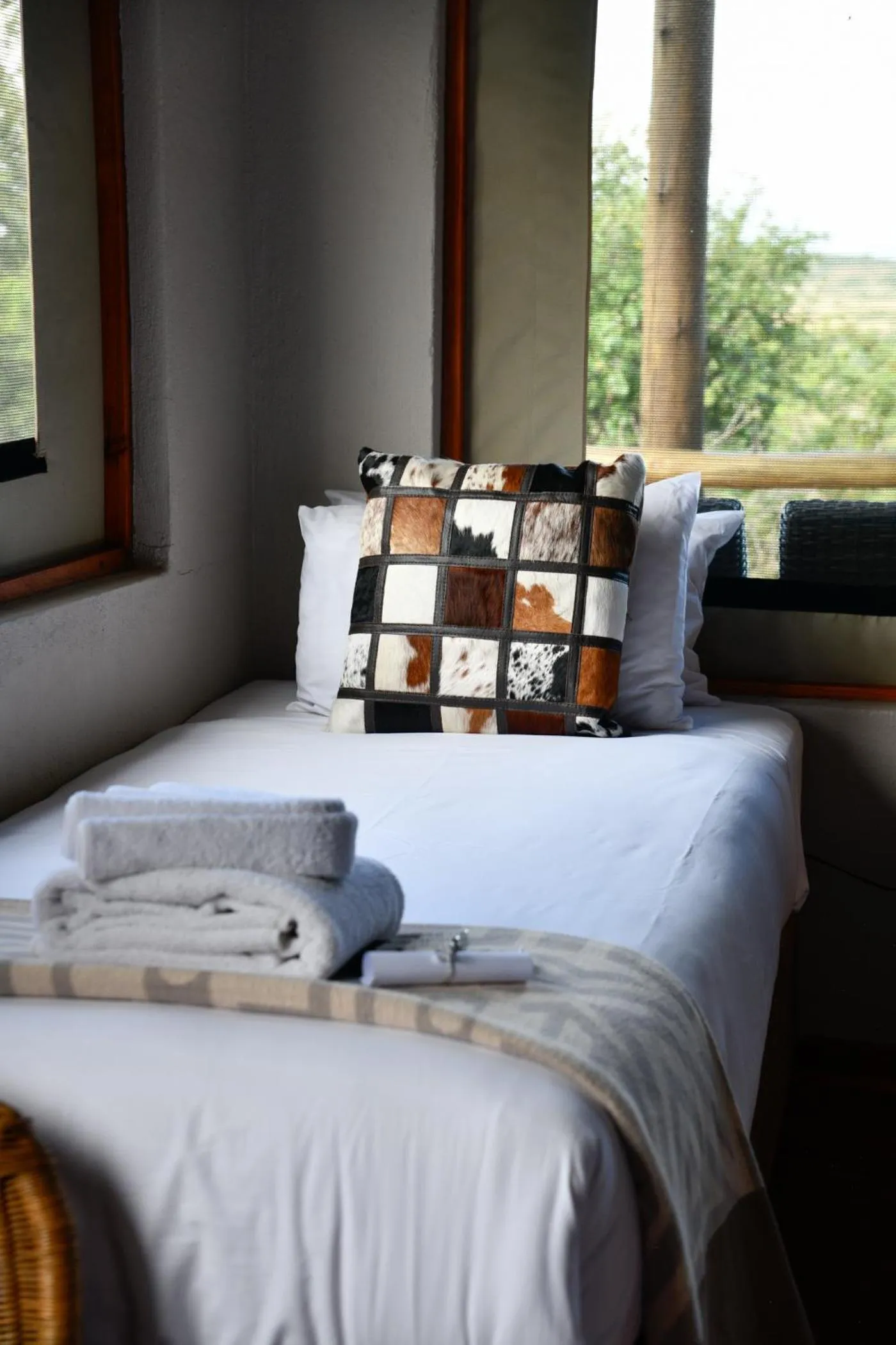Bed in The Springbok Lodge