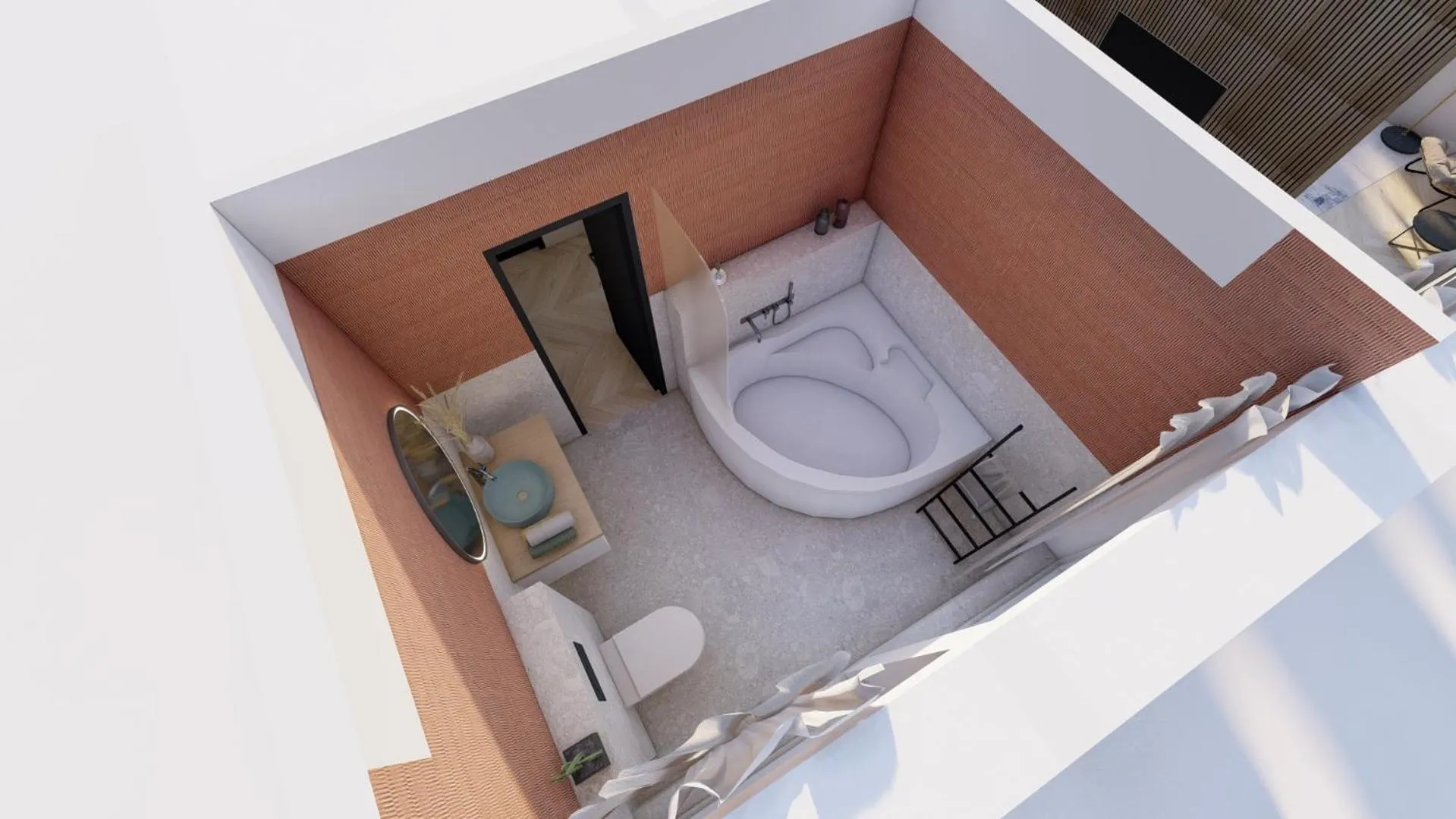 Toilet in Botel Marina