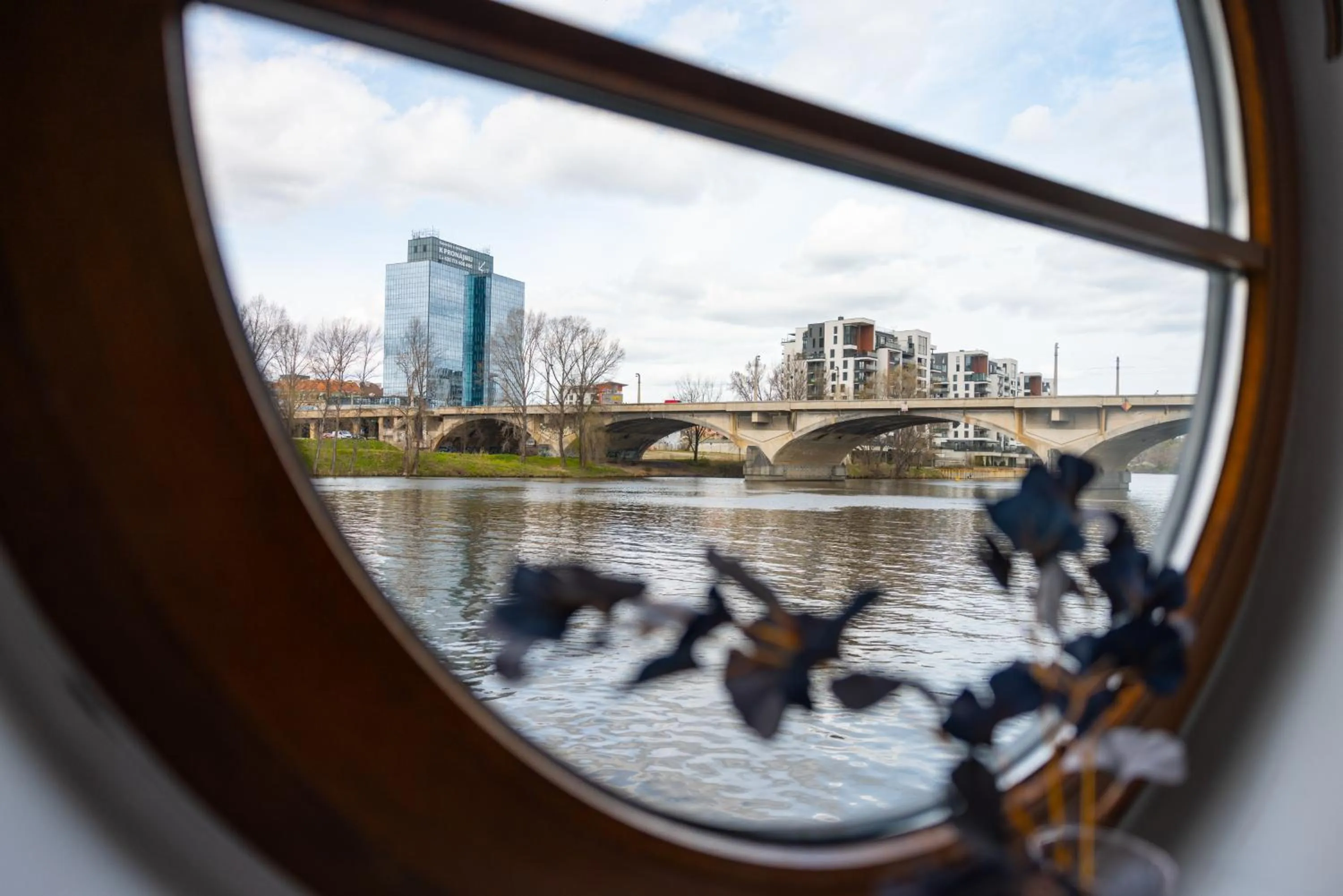 River view in Botel Marina
