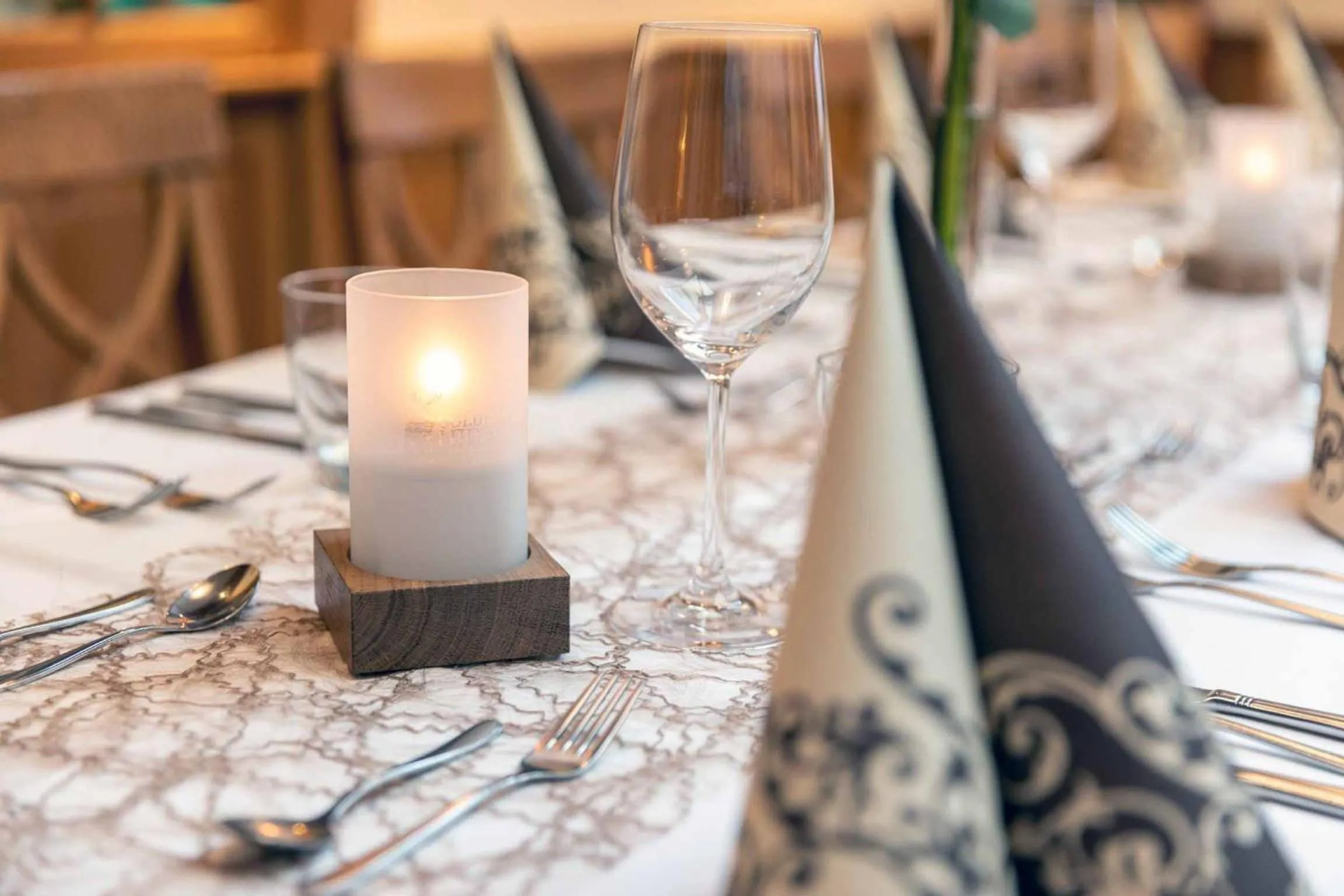 Decorative detail in Hotel Restaurant Goldener Hirsch