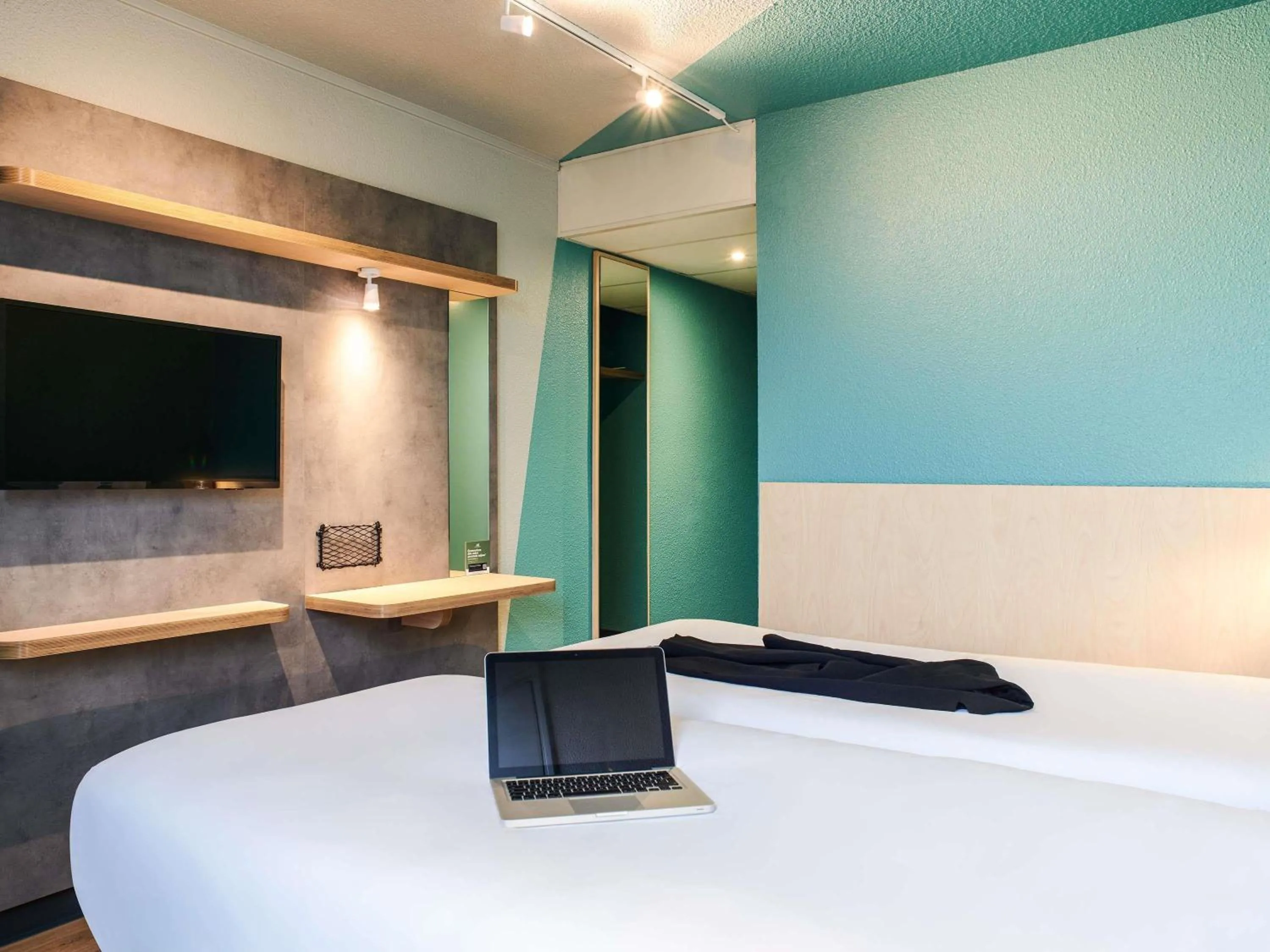 Twin Room in Hôtel Ibis Budget Nantes Ouest Atlantis Couëron