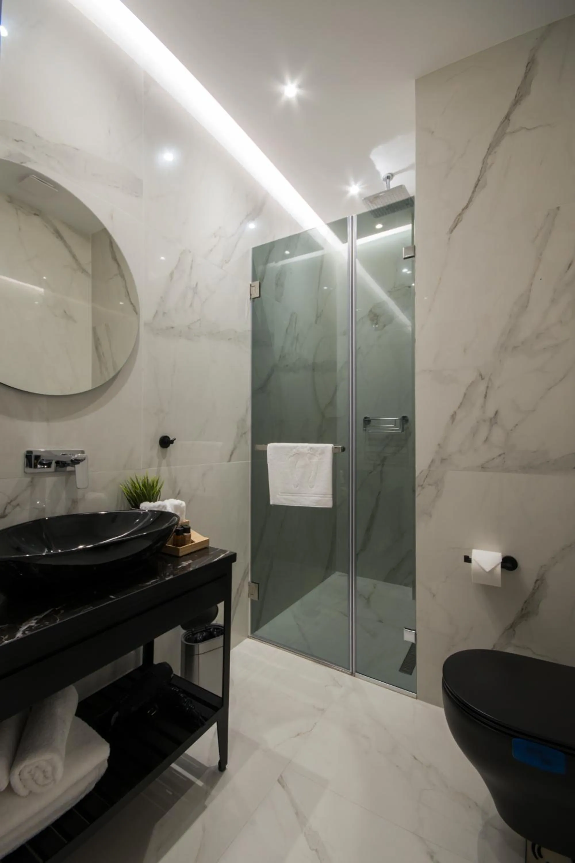 Bathroom in The Location Hotel