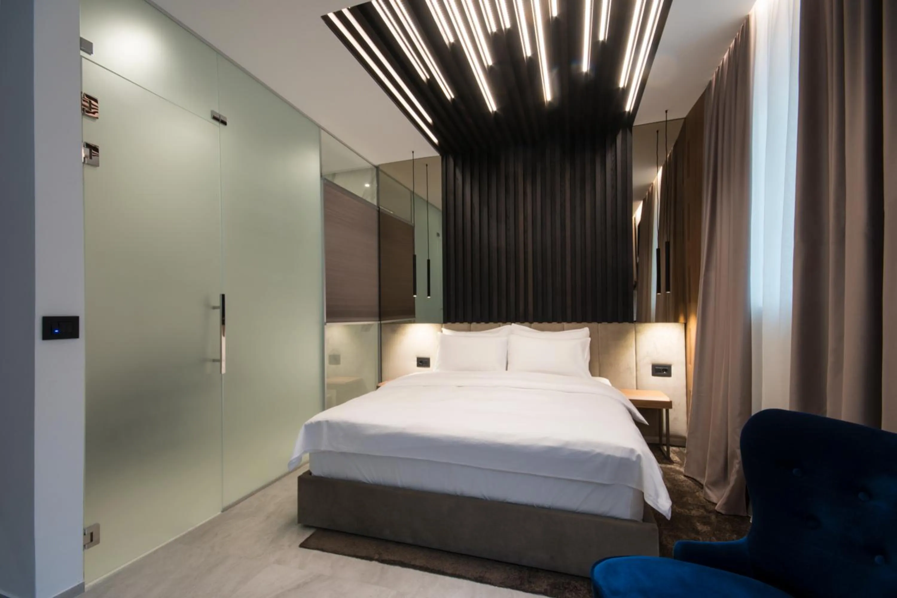 Photo of the whole room, Bed in The Location Hotel