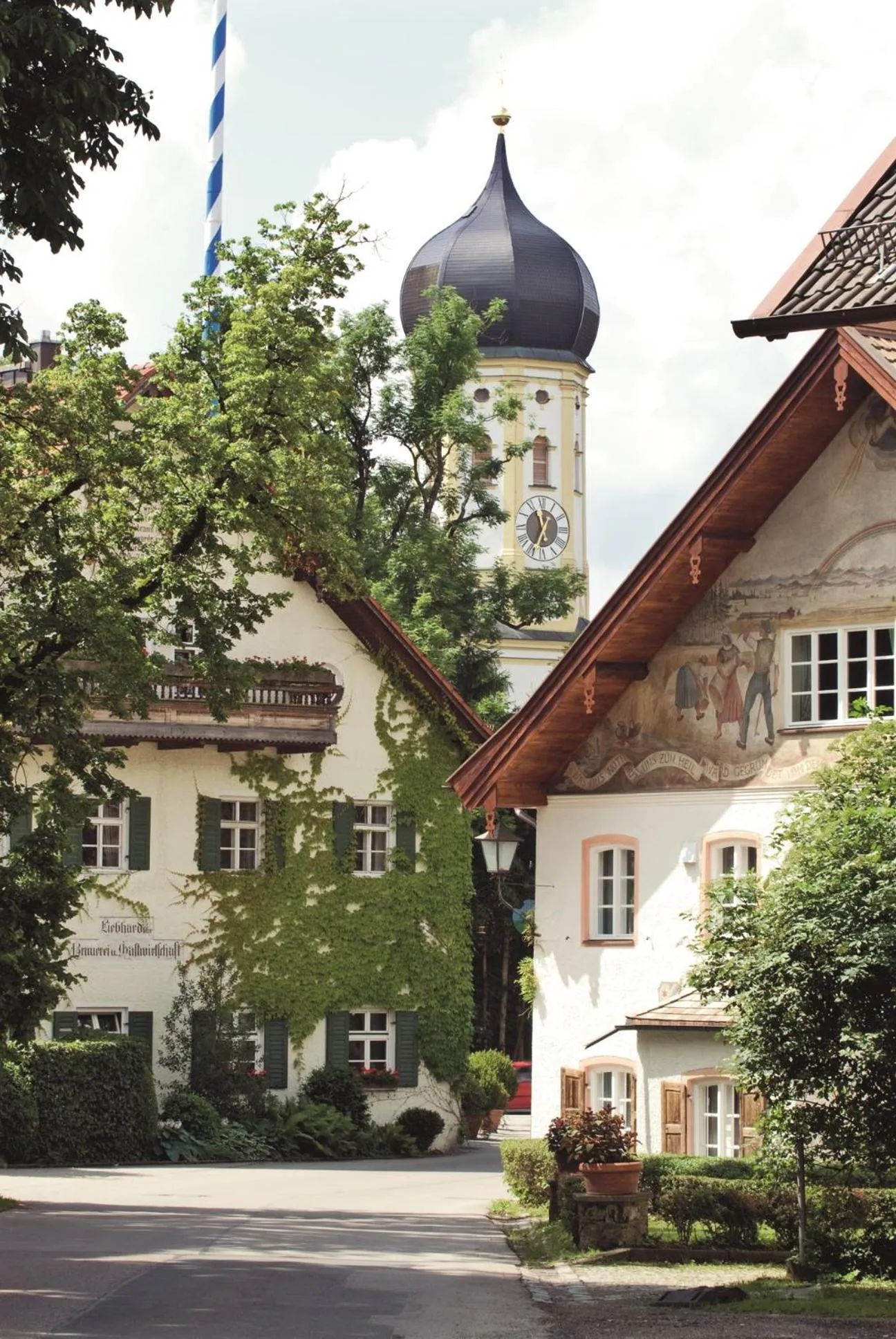 Property building in Brauereigasthof-Hotel Aying