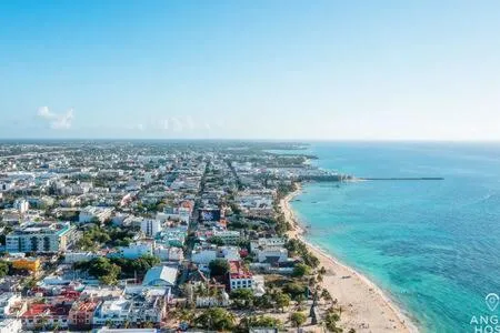 Bird's eye view in Oceanfront Condo a Block Off 5th in Heart of Playa