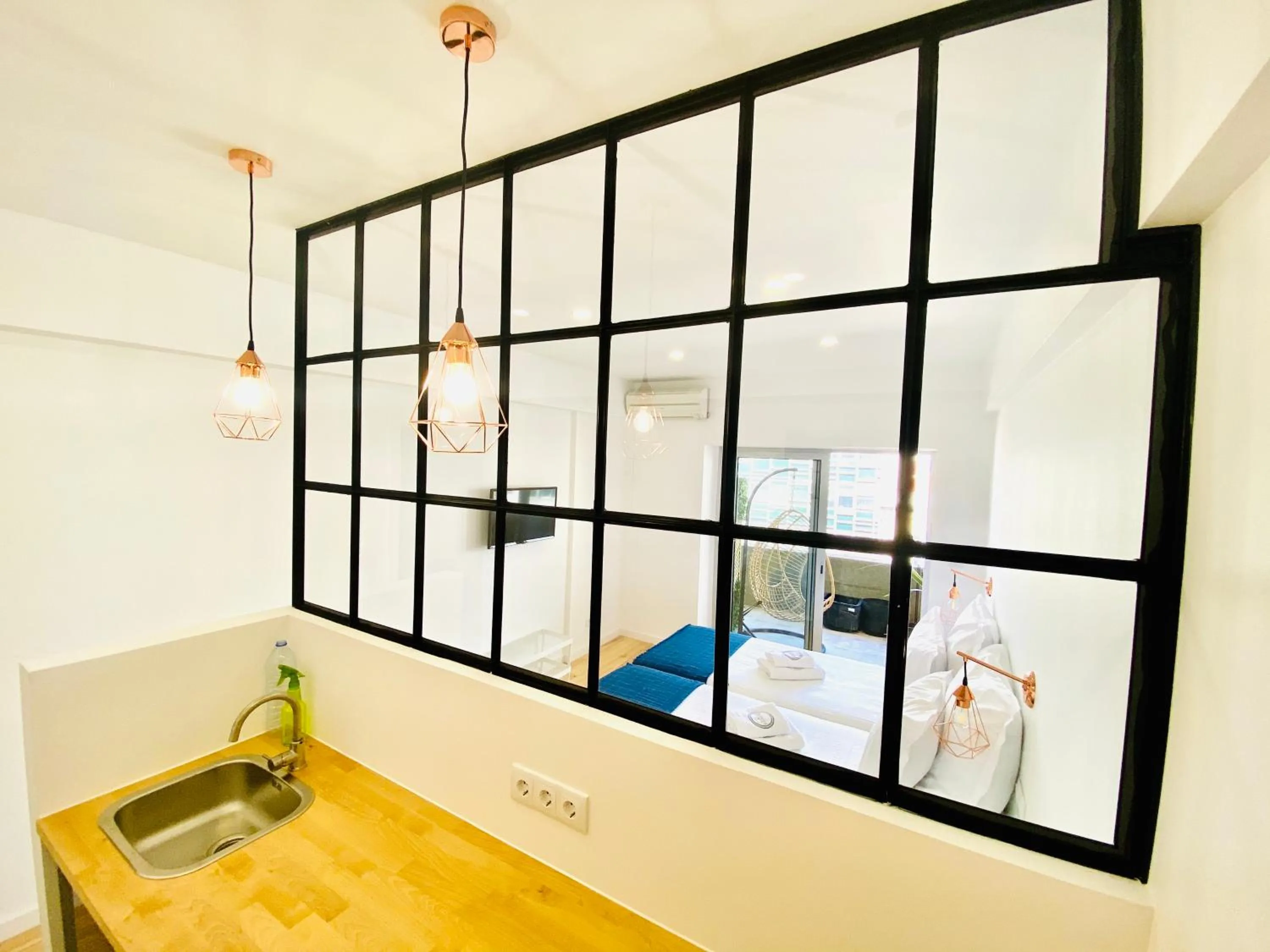 Seating area in The Postcard Avenue