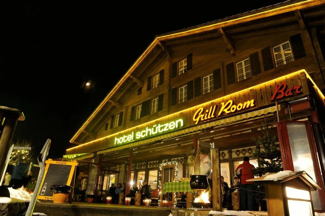 Facade/entrance in Hotel Schützen Lauterbrunnen