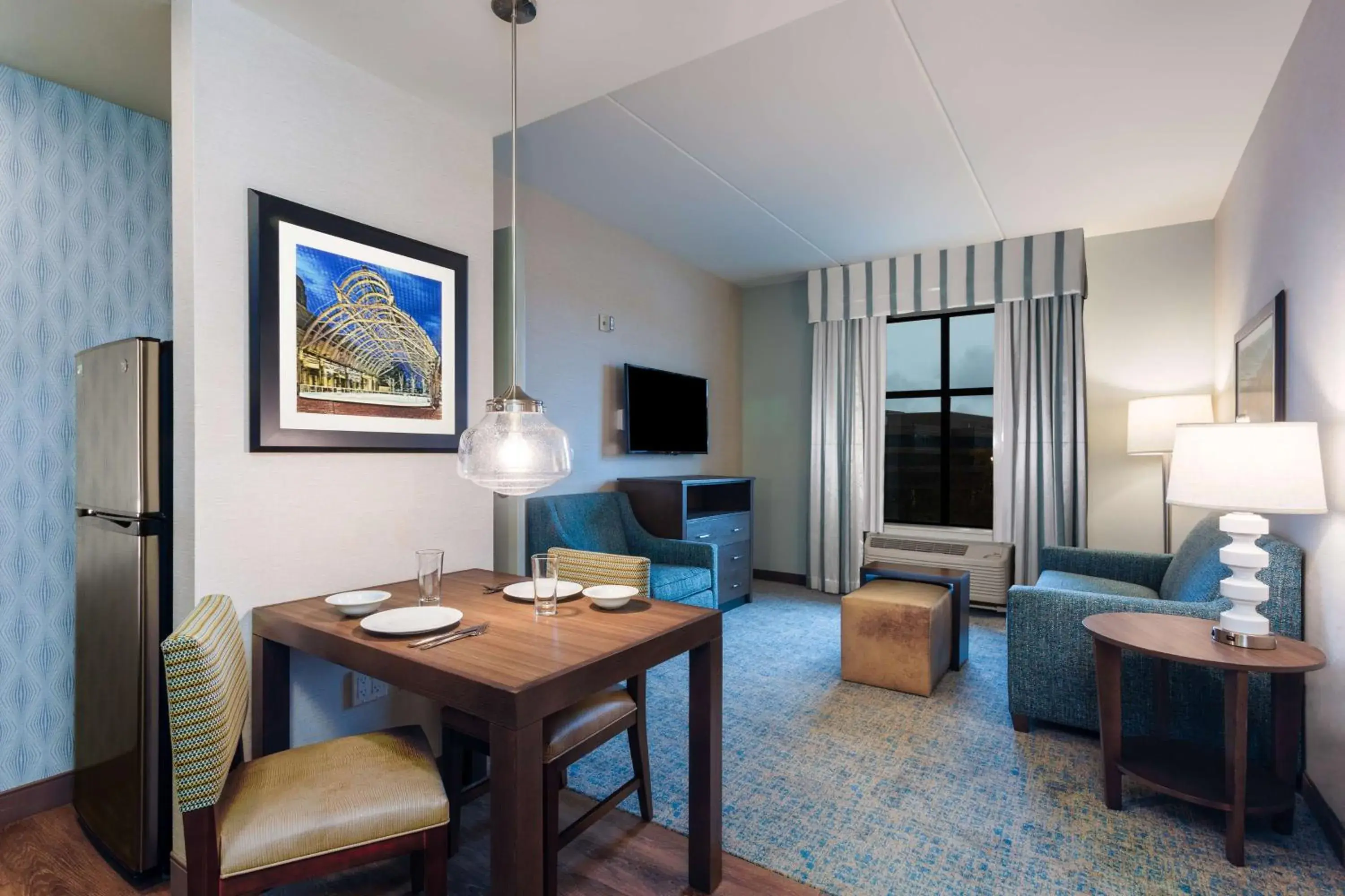 Two Room Queen Suite with Two Queen Beds in Homewood Suites By Hilton Reston, VA Two Room Queen Suite with Two Queen Beds in Homewood Suites By Hilton Reston, VA