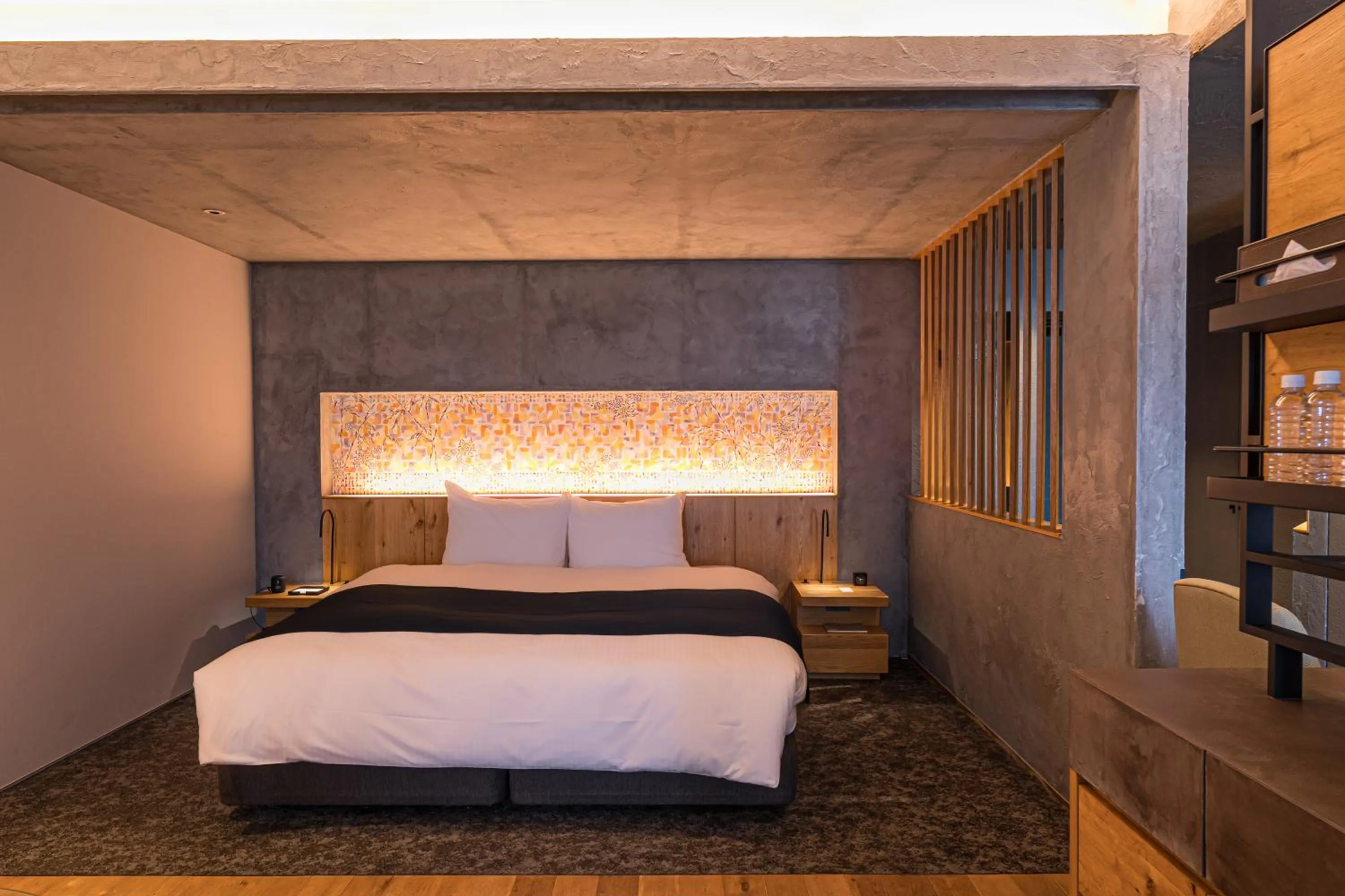 Bed in SEKIYA RESORT Galleria Midobaru