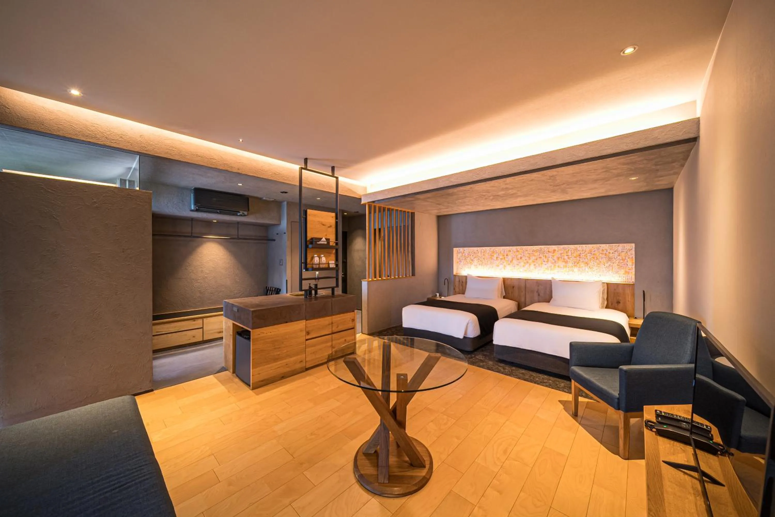 Bed in SEKIYA RESORT Galleria Midobaru