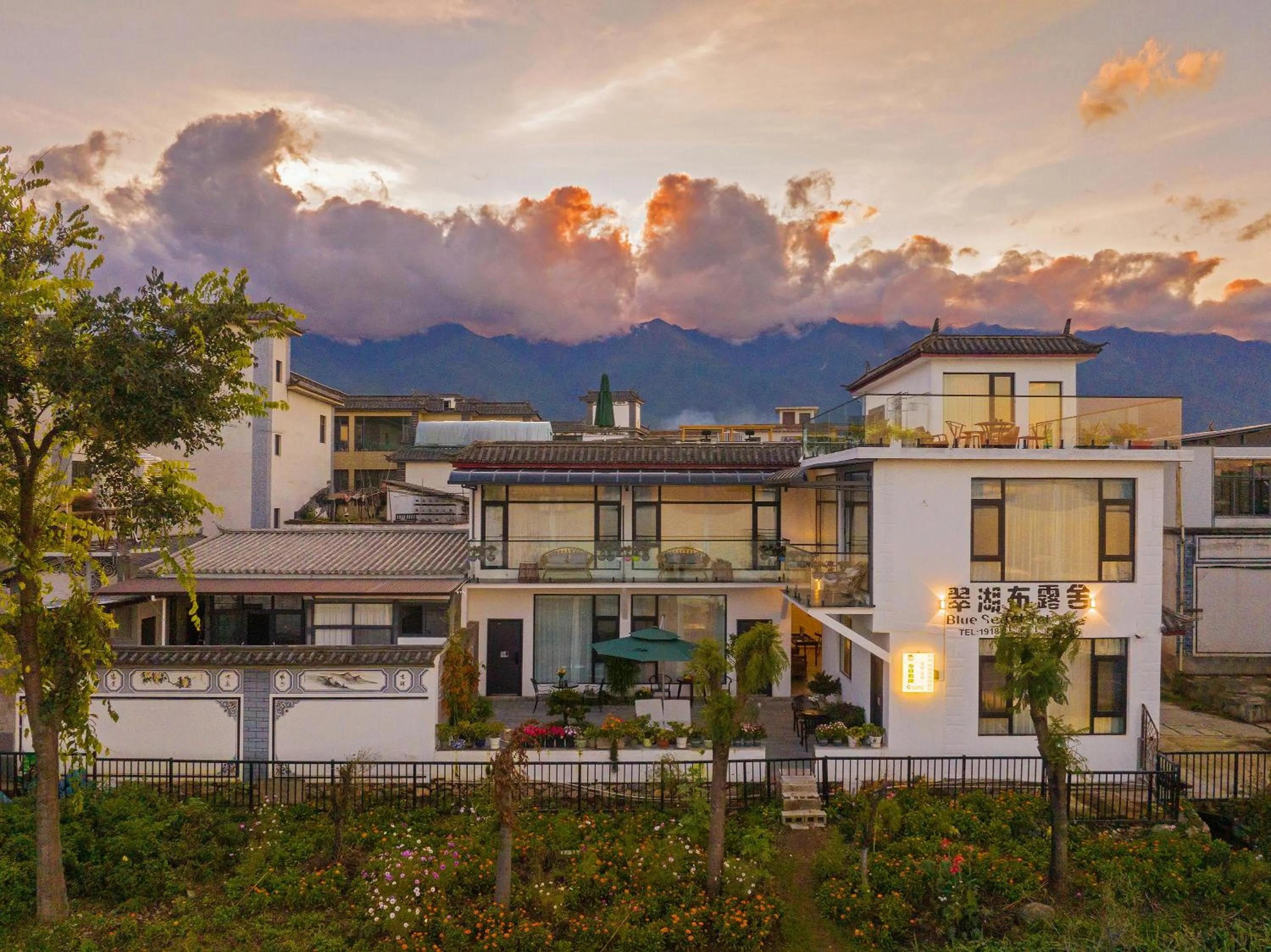Property building in Blue Sea Hotel