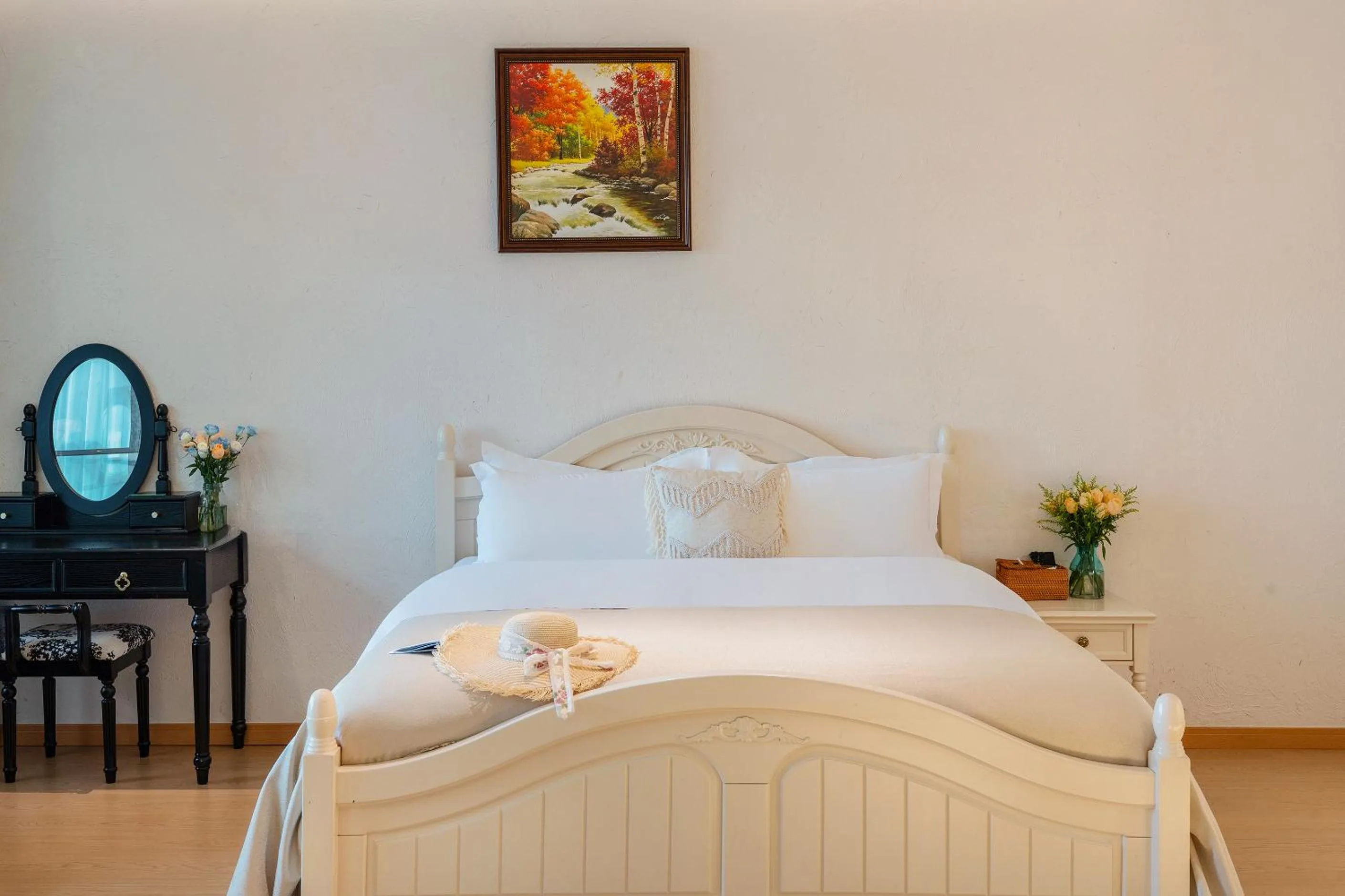 Bed in Blue Sea Hotel